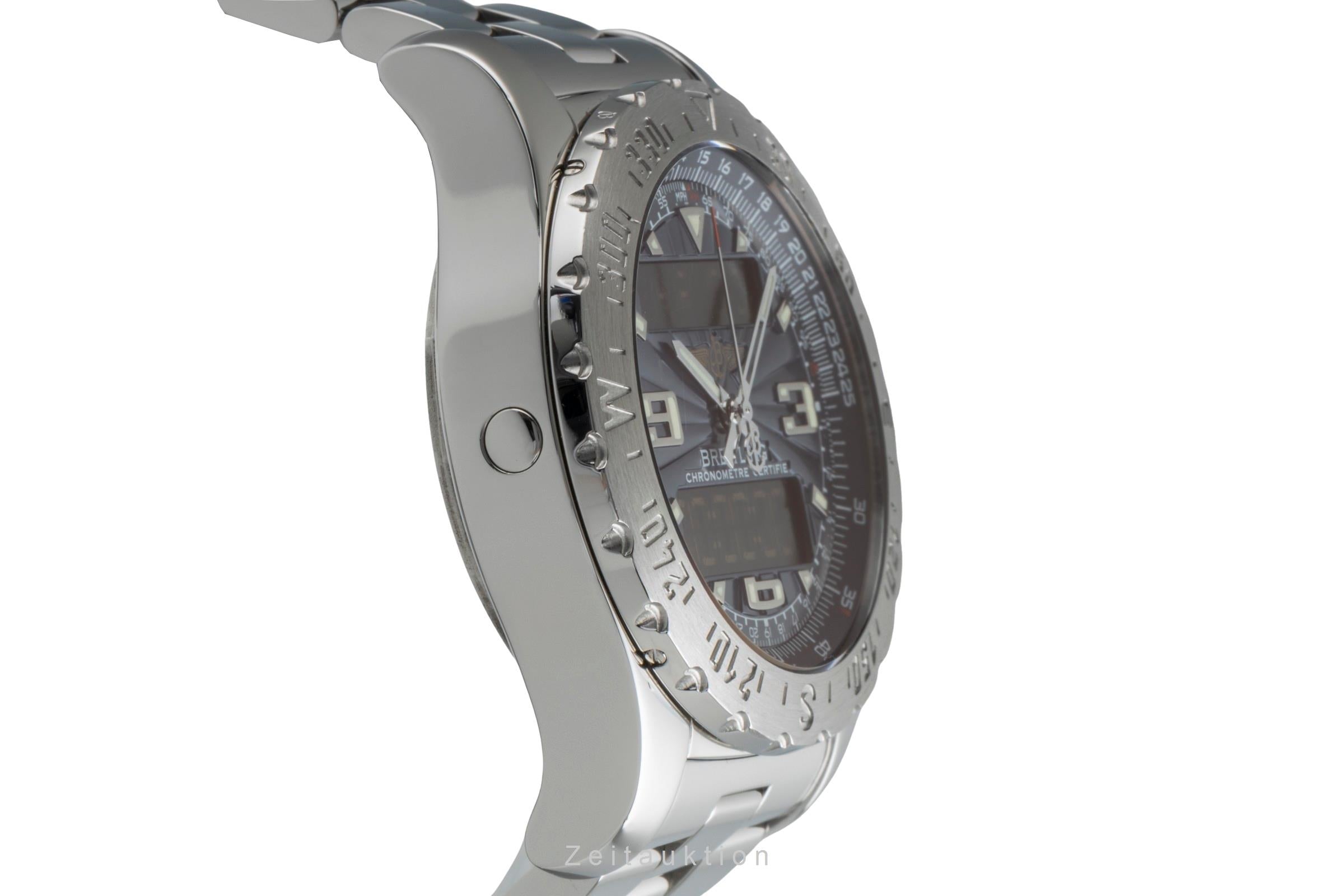 Breitling Airwolf Chronograph Black Dial Edelstahl Quarz Herrenuhr Ref. A78363 [2507319]