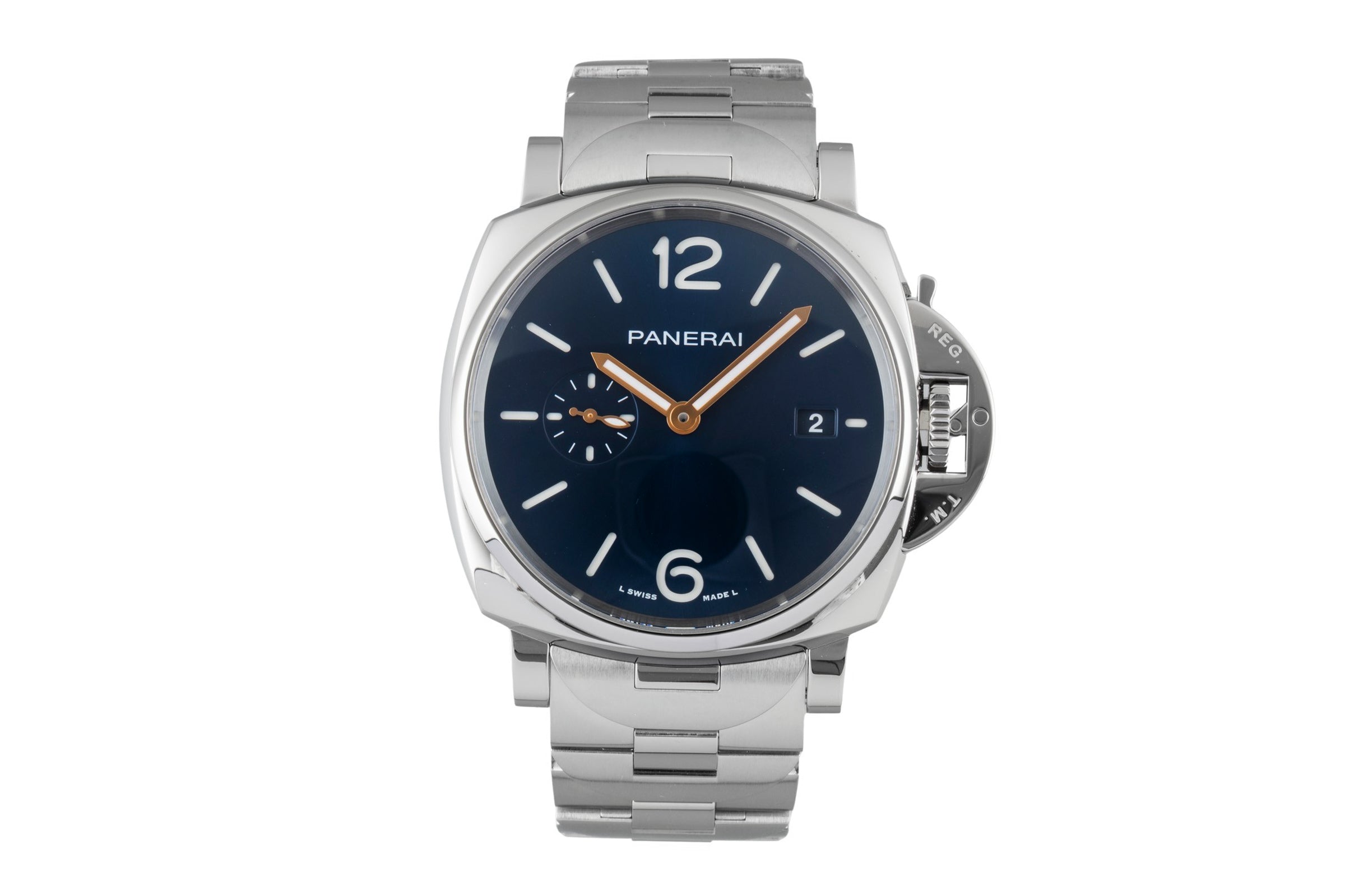 Panerai Luminor  steel automatic men's watch PAM01124 LP: 8600EUR  [2507320]