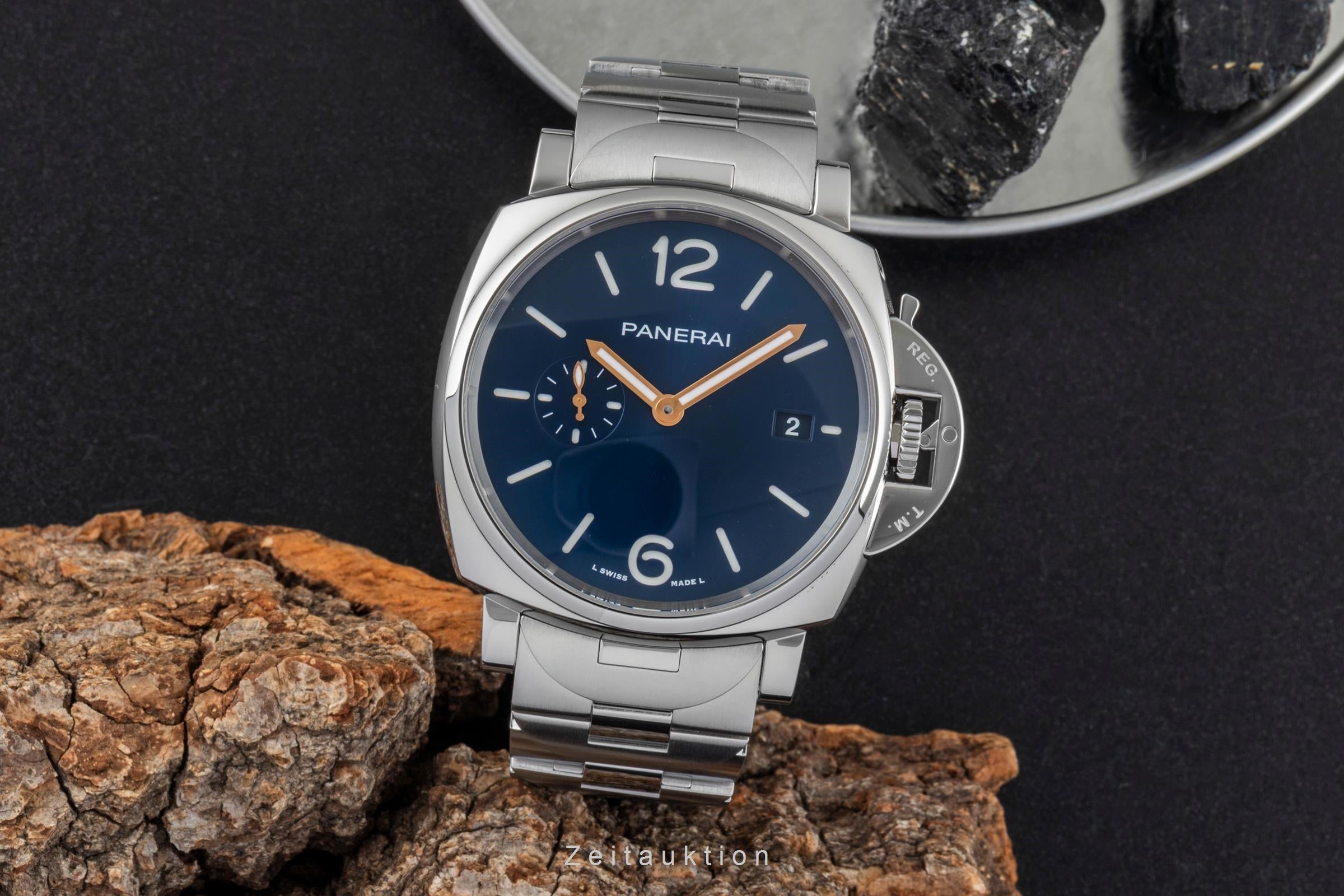 Panerai Luminor  steel automatic men's watch PAM01124 LP: 8600EUR  [2507320]