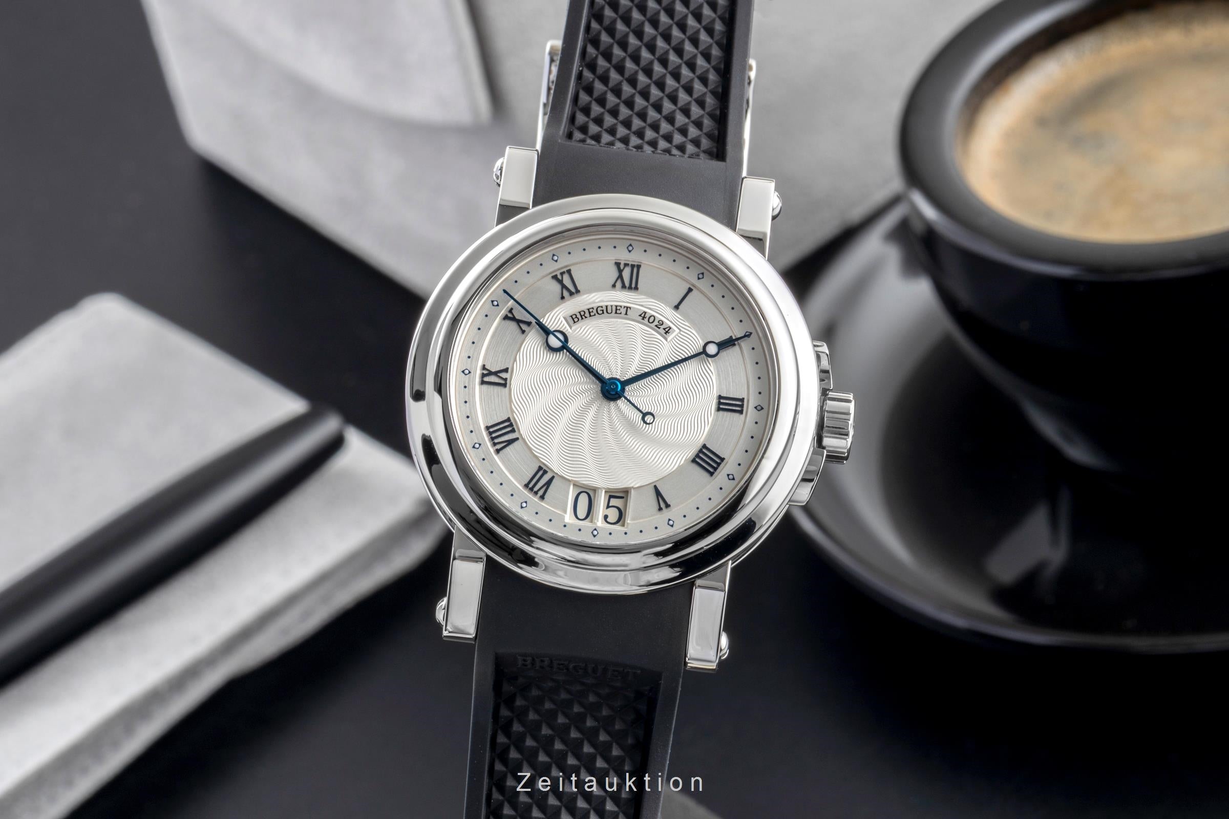 Breguet Marine Big Date Automatik Stahl Ref. 5817 ST/12/SV0 Papiere 2008 [2507324]