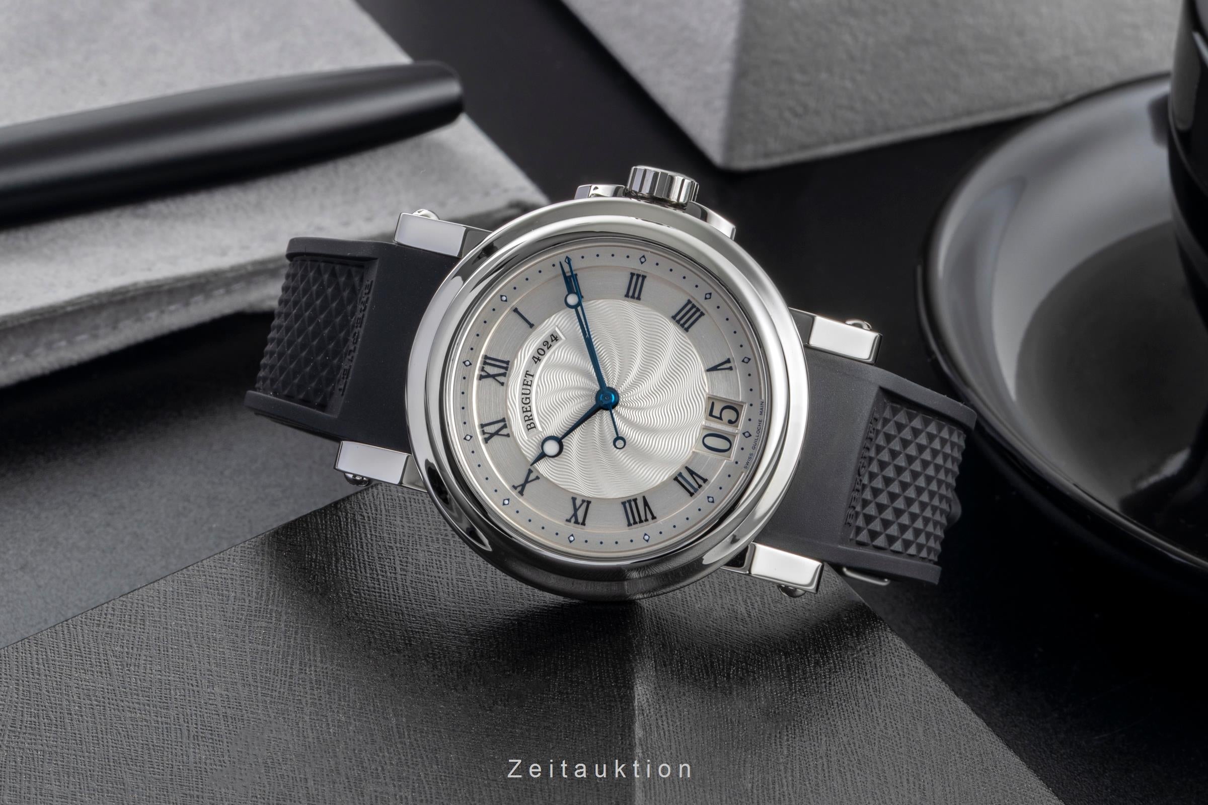 Breguet Marine Big Date Automatik Stahl Ref. 5817 ST/12/SV0 Papiere 2008 [2507324]