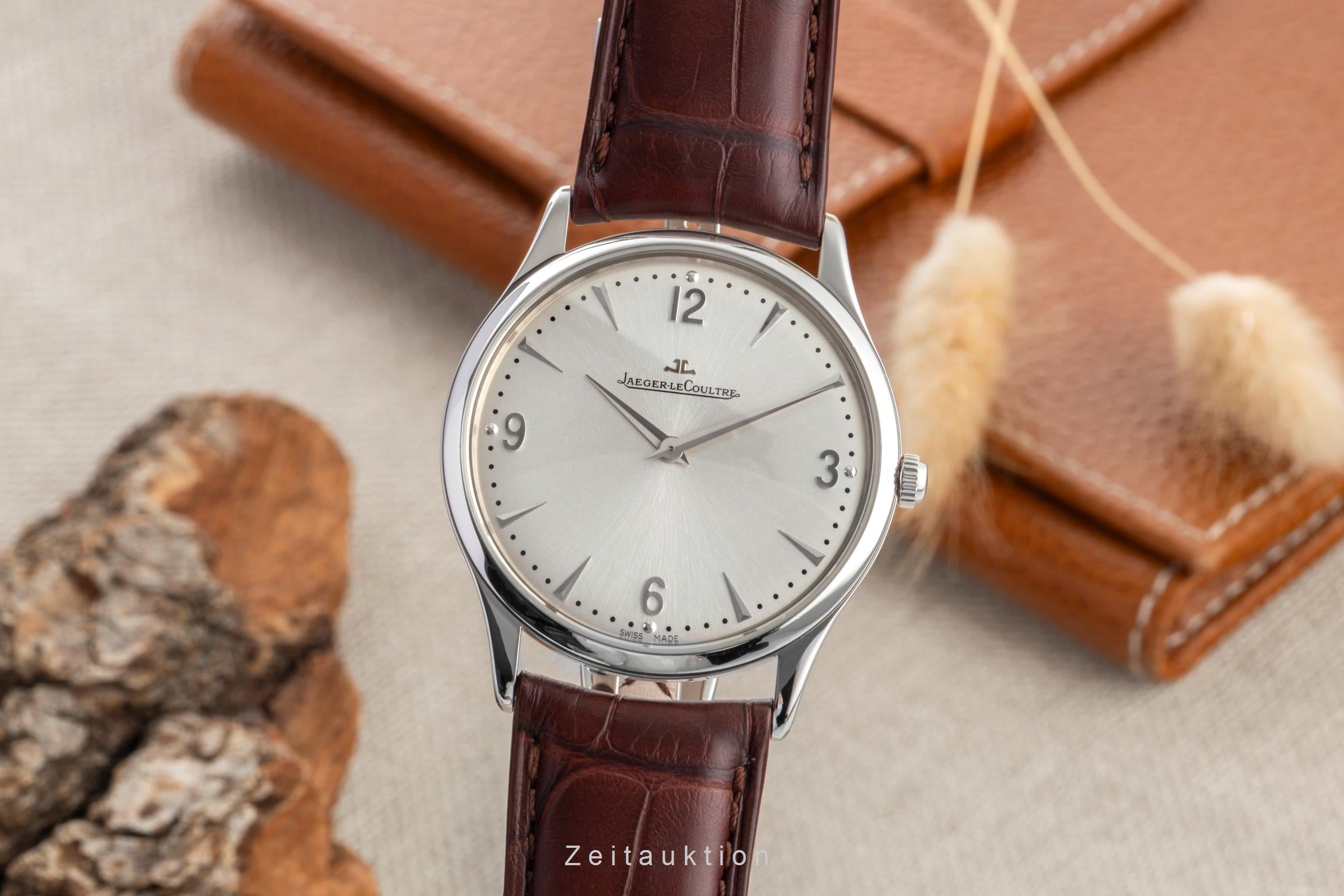 Jaeger LeCoultre Master Ultra Thin 38 steel manual winding men's watch Q1348420, 172.8.79.S  [2507325]