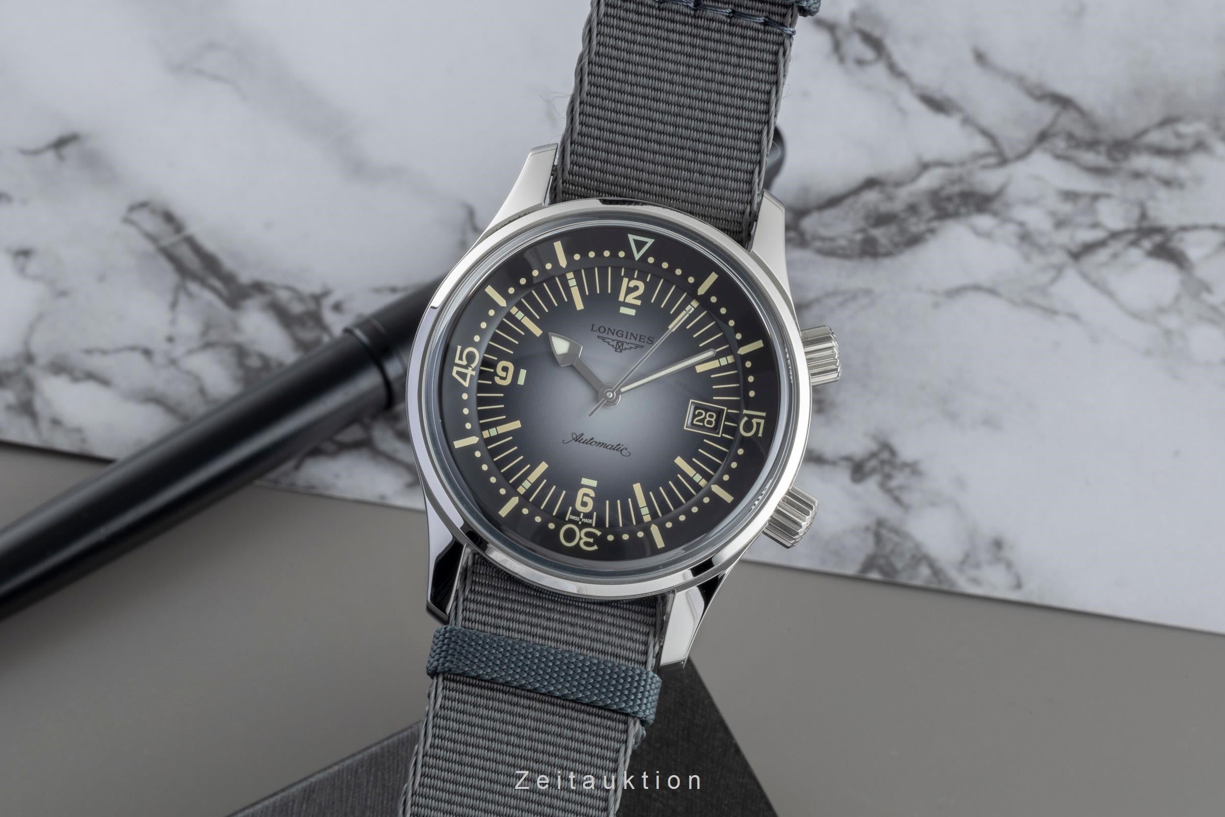 Longines Legend Diver acero automático reloj para caballeros L3.774.4.70.2  [2507329]