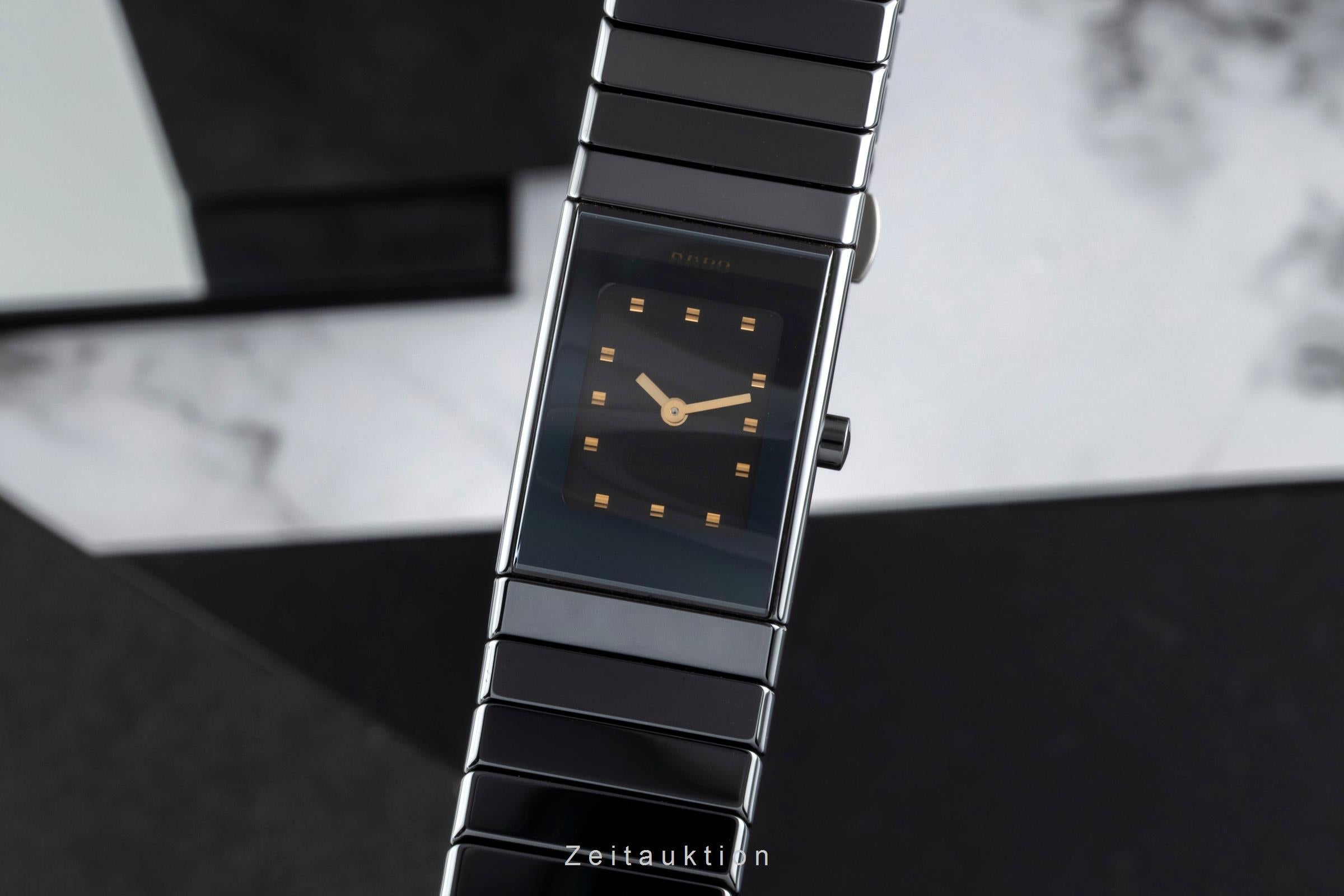 Rado Diastar Ceramica Keramik / Titan Quarz Damenuhr Ref. 963.0539.3  [2507330]
