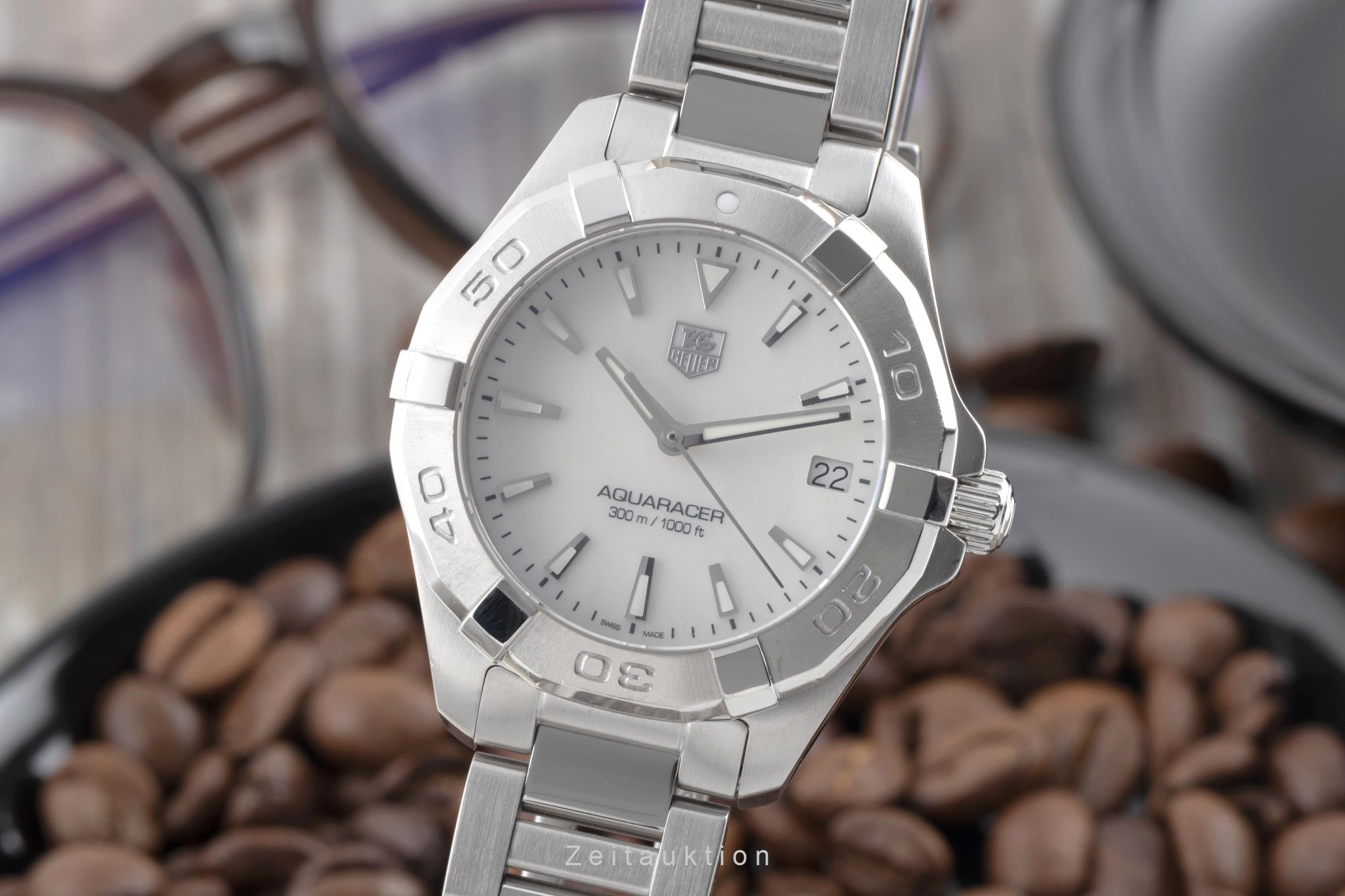 【TAG Heuer】 クォーツ腕時計 ホワイトステンレススチール Tag Heuer Aquaracer steel quartz Ref. WAY1312 | 2507331