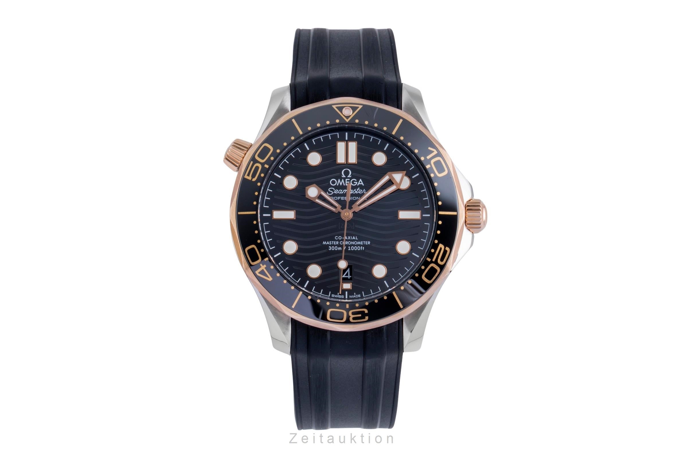 Omega Seamaster steel / gold automatic men's watch 210.22.42.20.01.002 LP: 9100EUR  [2507334]