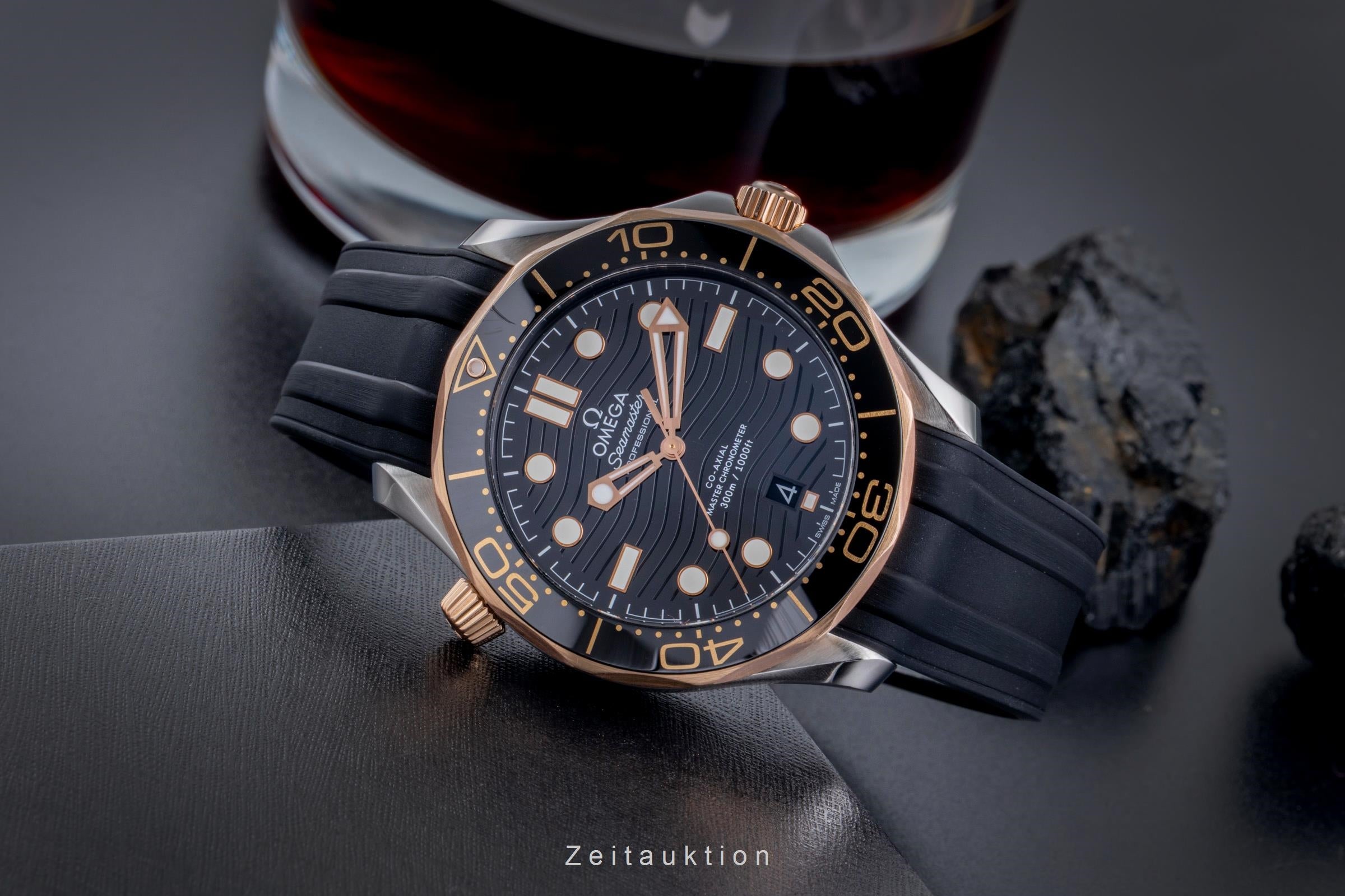 Omega Seamaster steel / gold automatic men's watch 210.22.42.20.01.002 LP: 9100EUR  [2507334]
