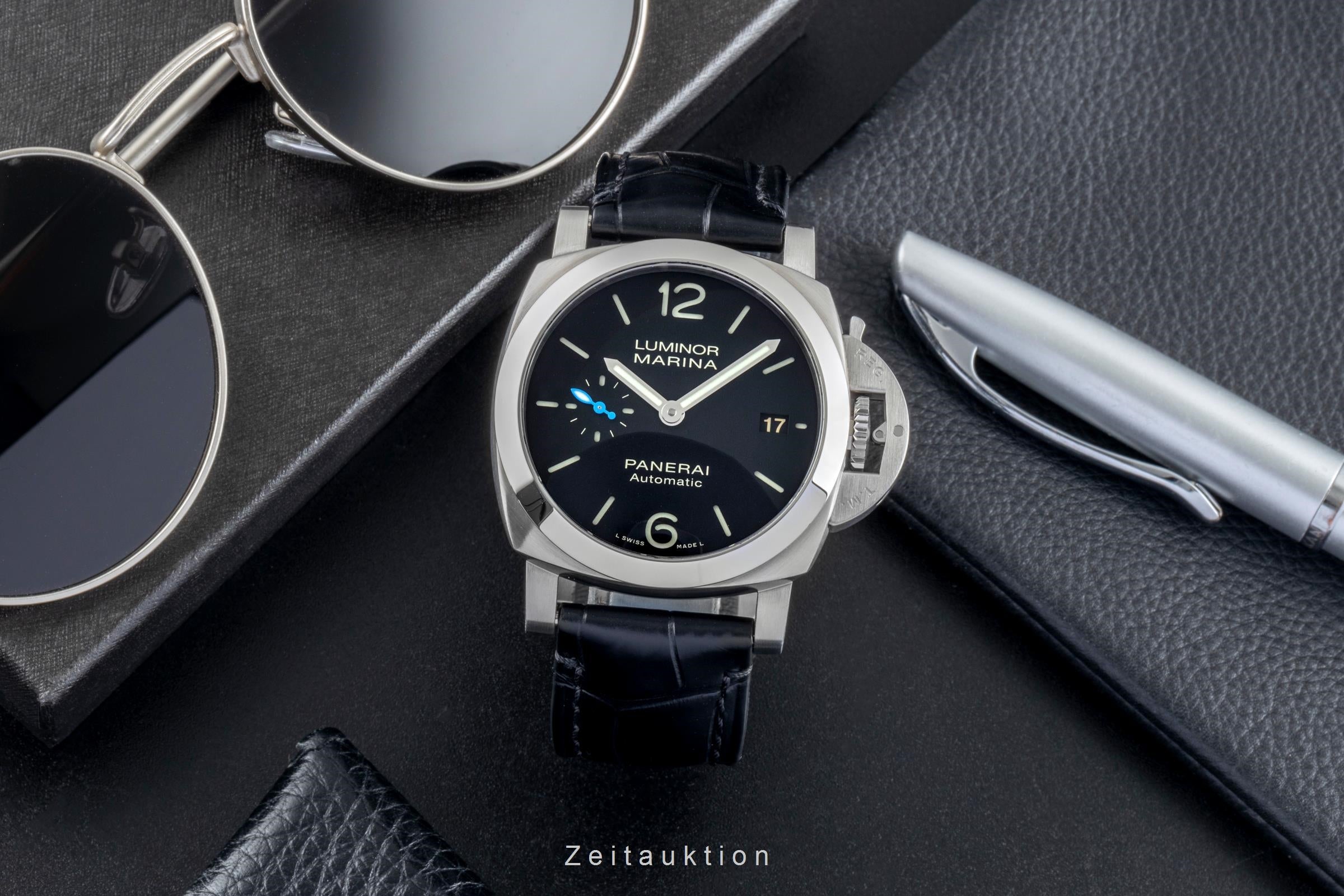 Panerai Luminor Marina acero automático reloj para caballeros PAM01372 LP: 8900EUR  [2507342]