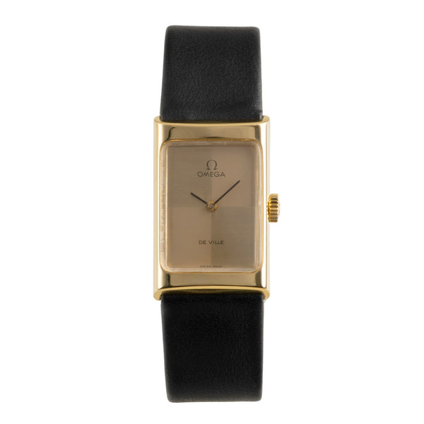 Omega De Ville Messing vergoldet Handaufzug Damenuhr Ref. 511.0458 Vintage  [2507343]
