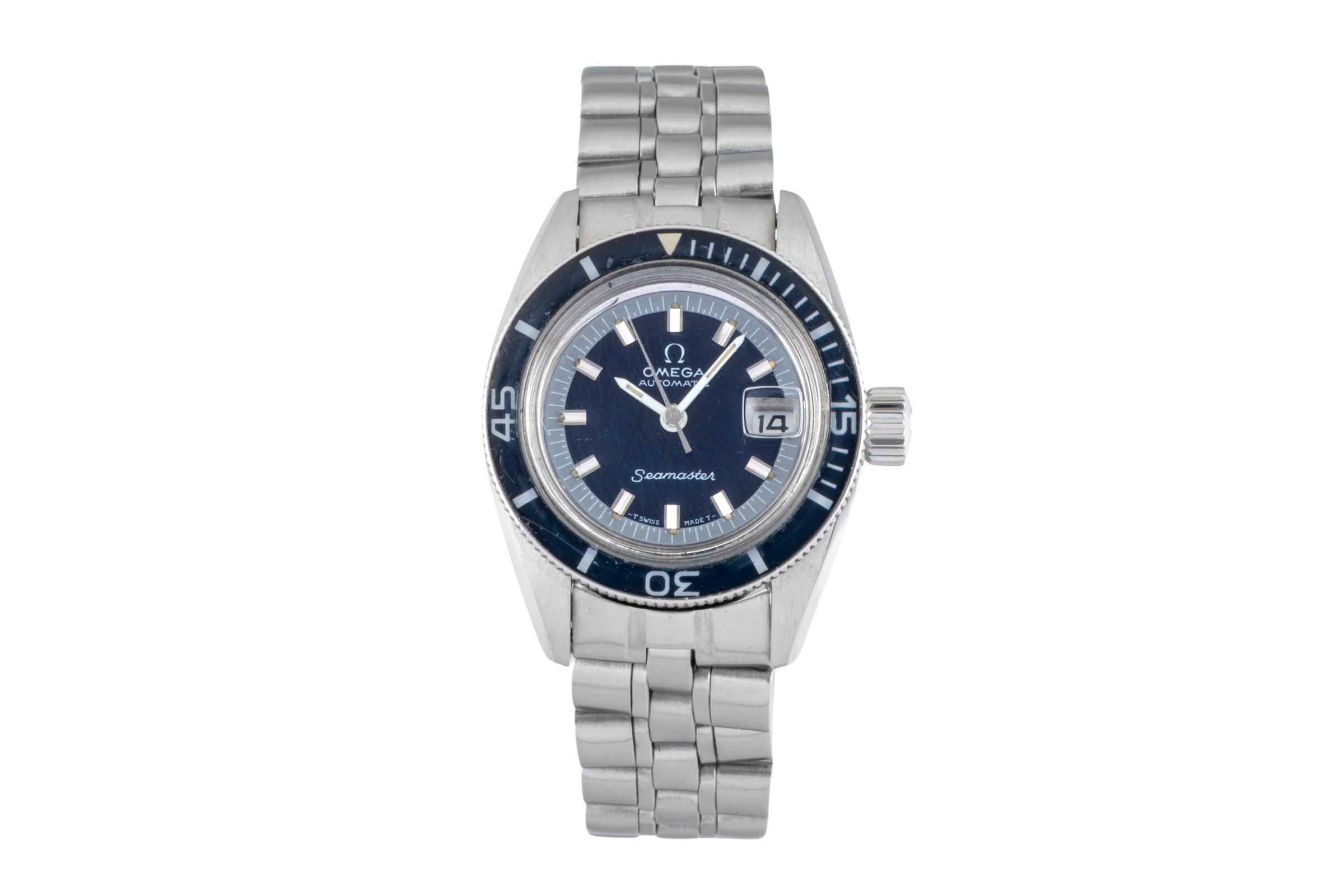 Omega Seamaster Automatik Edelstahl Damenuhr Ref. 566.024 Klassiker [2507344]