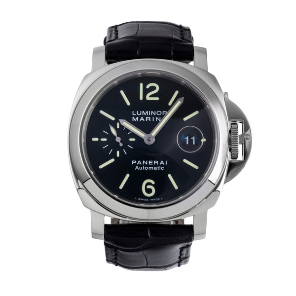 Panerai Luminor Marina Automatik Datum Edelstahl Herrenuhr Ref. PAM00104 Box [2507345]