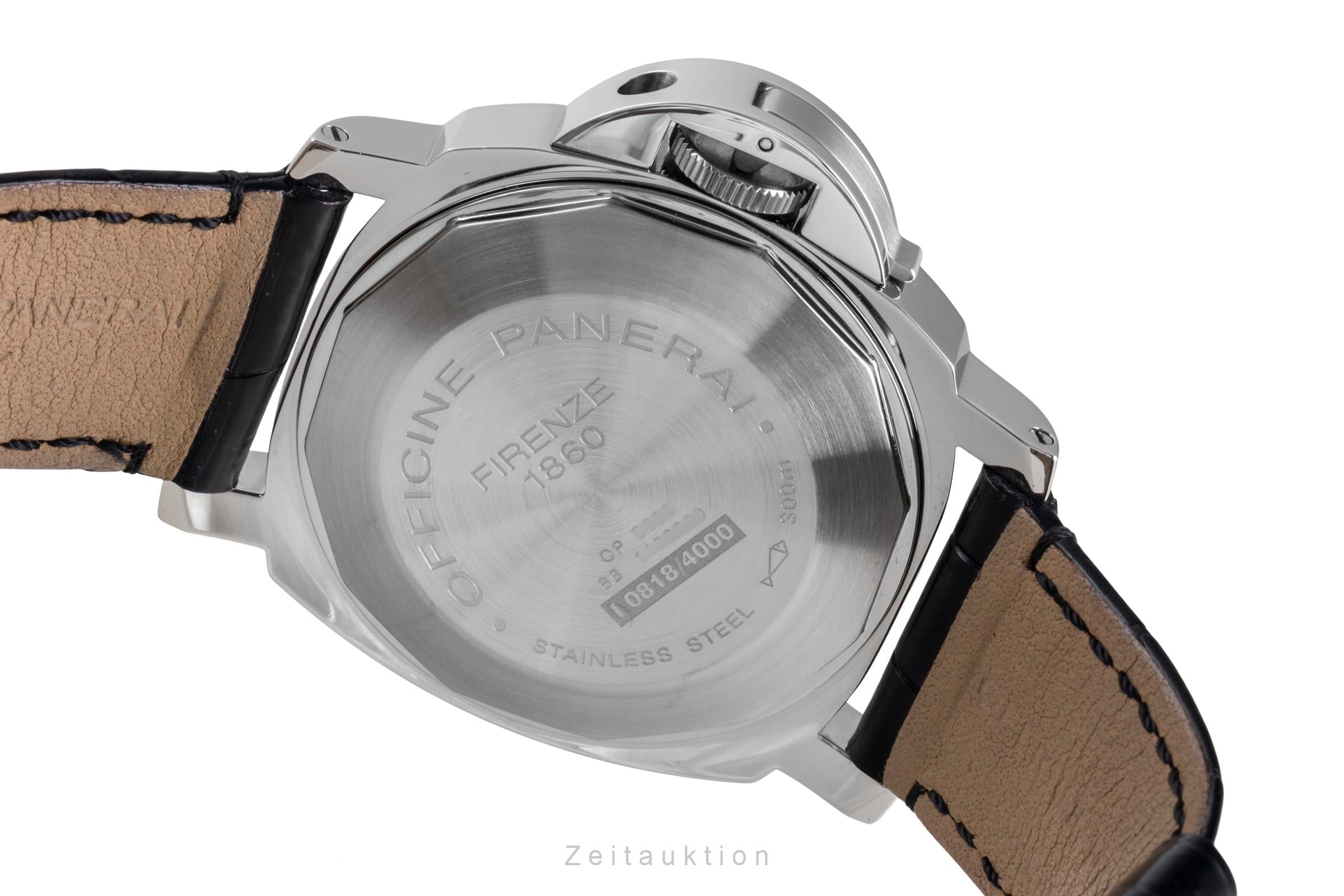 Panerai Luminor Marina Automatik Datum Edelstahl Herrenuhr Ref. PAM00104 Box [2507345]