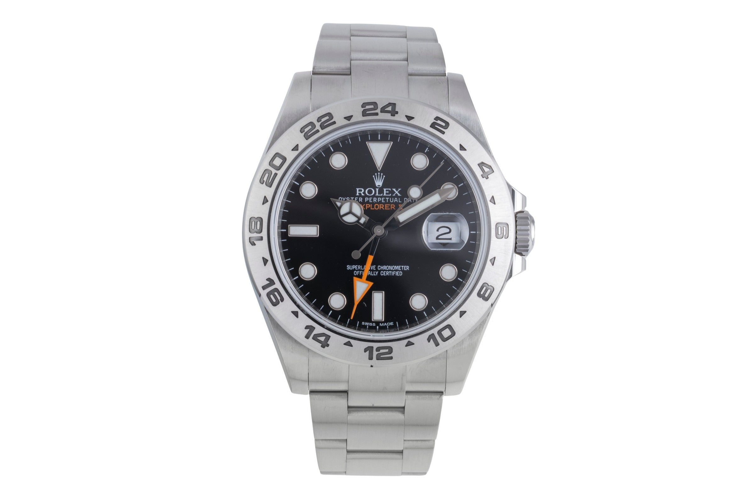 Rolex Explorer II Black Dial Edelstahl Automatik Herrenuhr Ref. 216570 B&P 2015 [2507349]