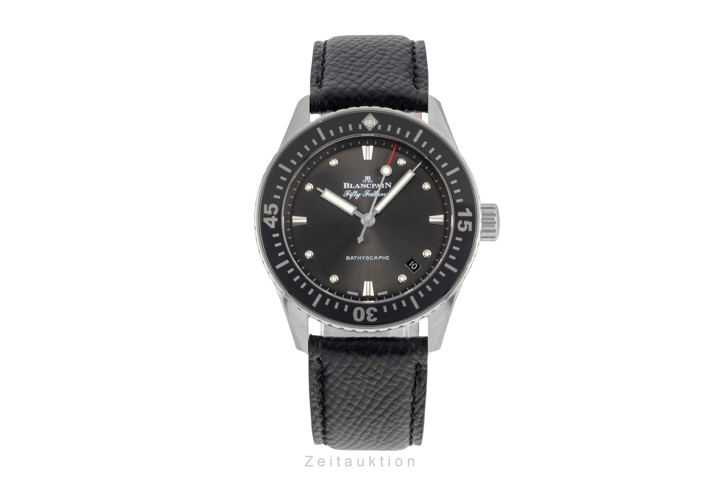 Blancpain Fifty Fathoms steel automatic men's watch 5100B-1110-B52A LP: 11000EUR  [2507354]