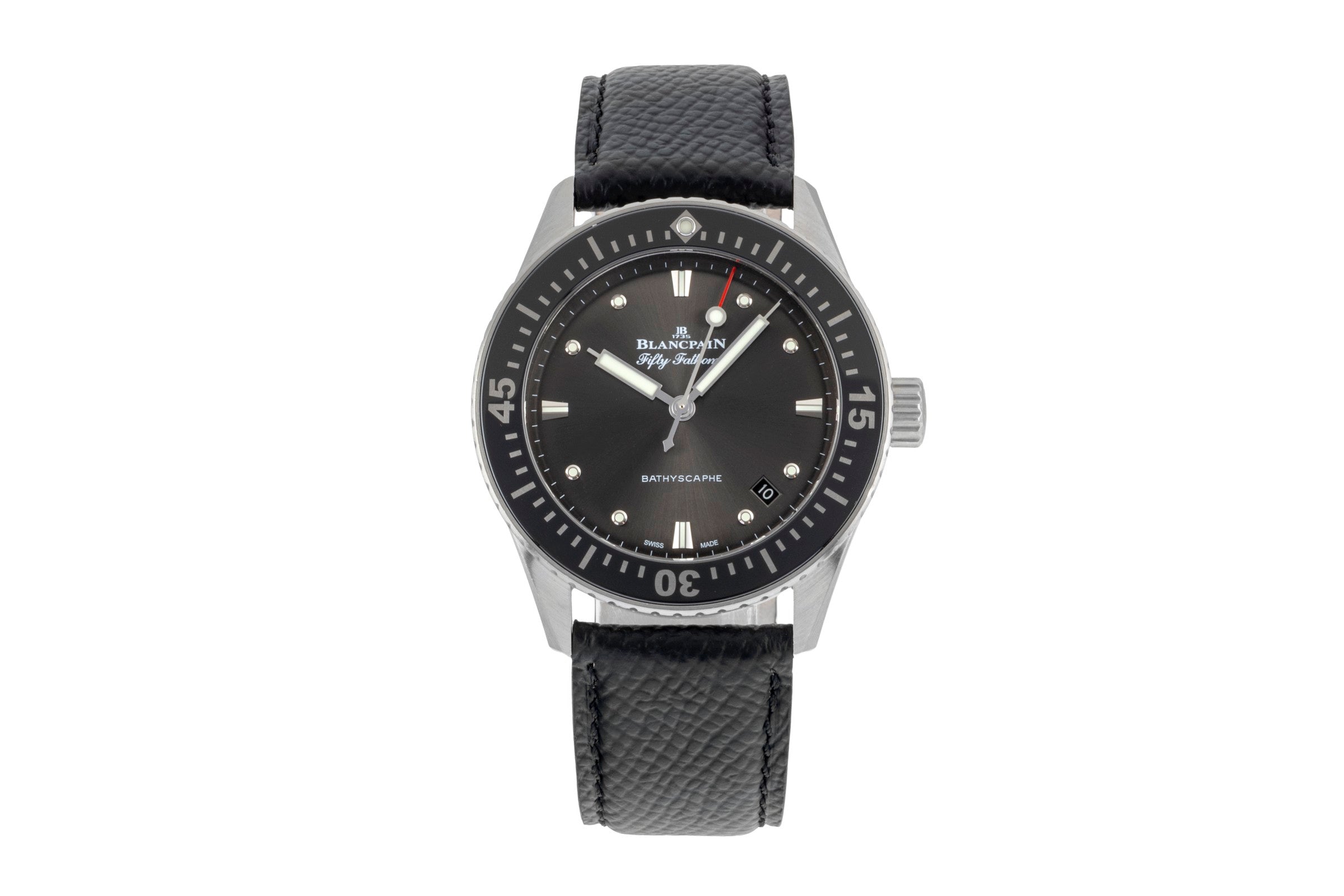 Blancpain Fifty Fathoms steel automatic men's watch 5100B-1110-B52A LP: 11000EUR  [2507354]