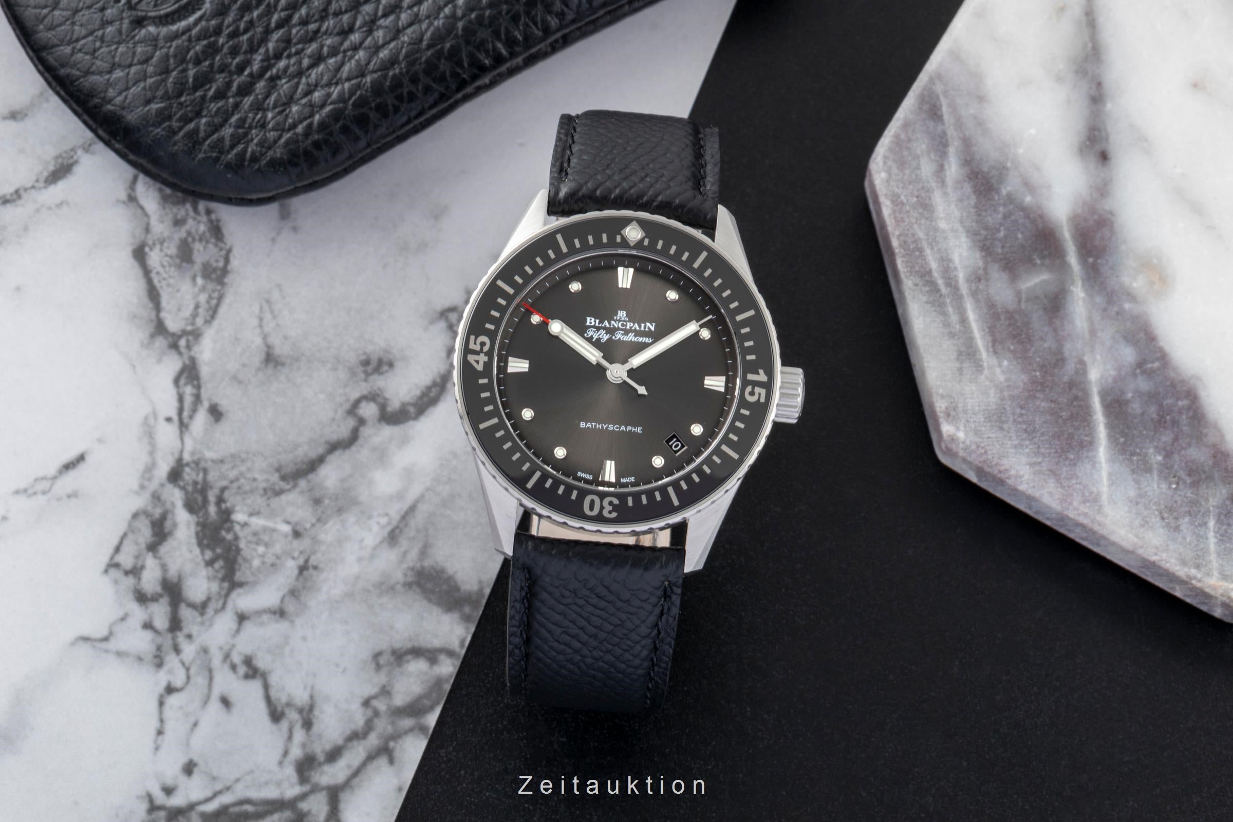 Blancpain Fifty Fathoms steel automatic men's watch 5100B-1110-B52A LP: 11000EUR  [2507354]