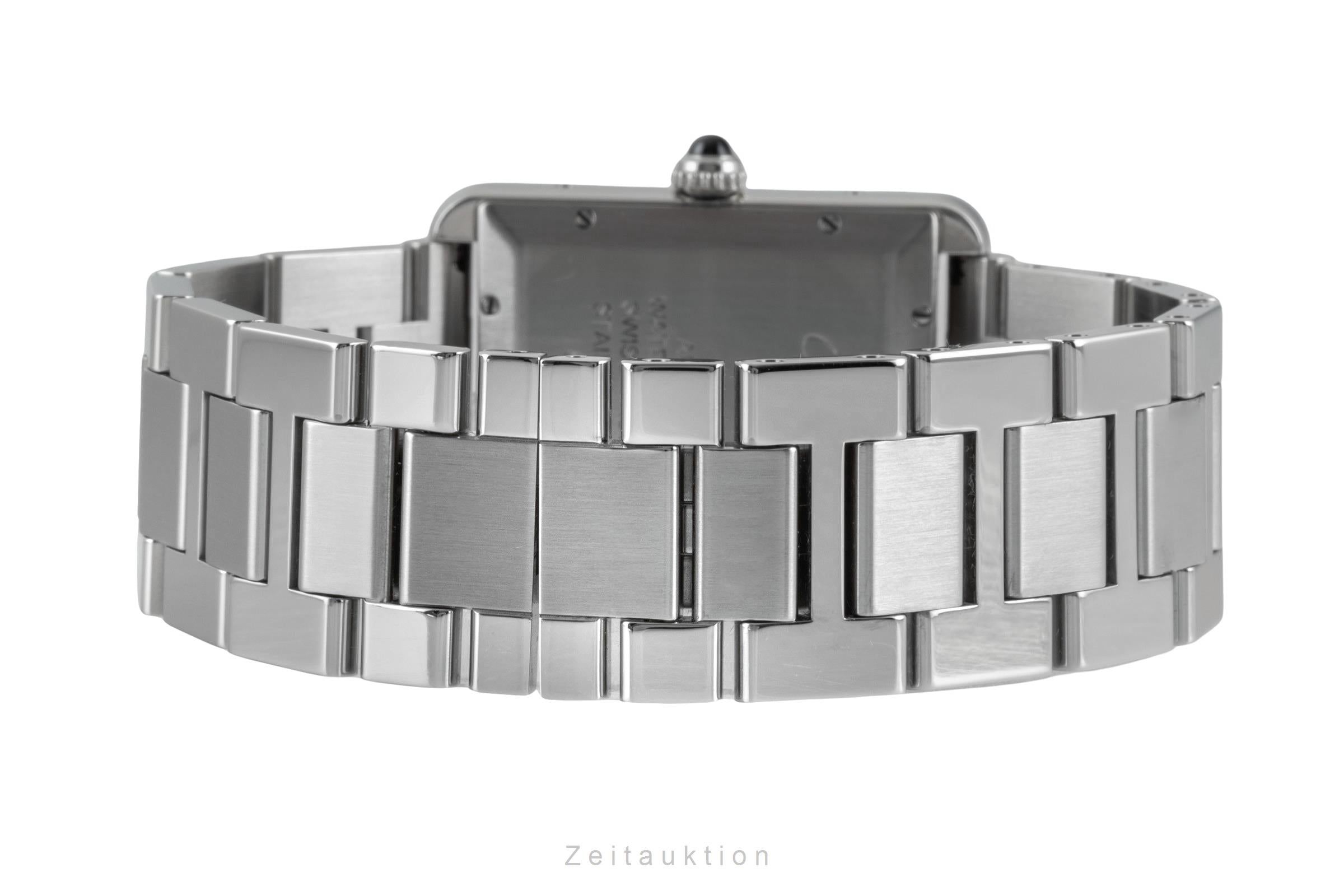 Cartier Tank acero automático reloj para caballeros W5200028  [2507356]