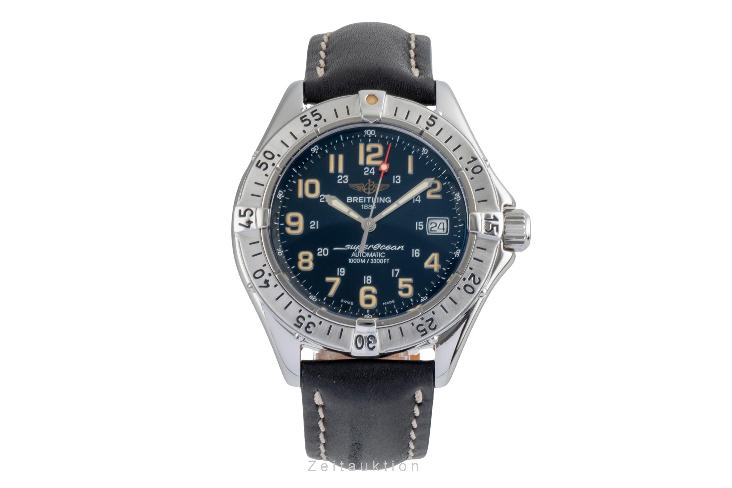 Breitling Superocean steel automatic men's watch A17040  [2507358]