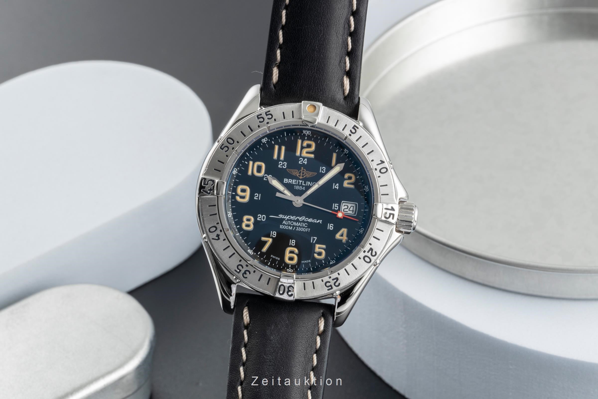 Breitling Superocean steel automatic men's watch A17040  [2507358]
