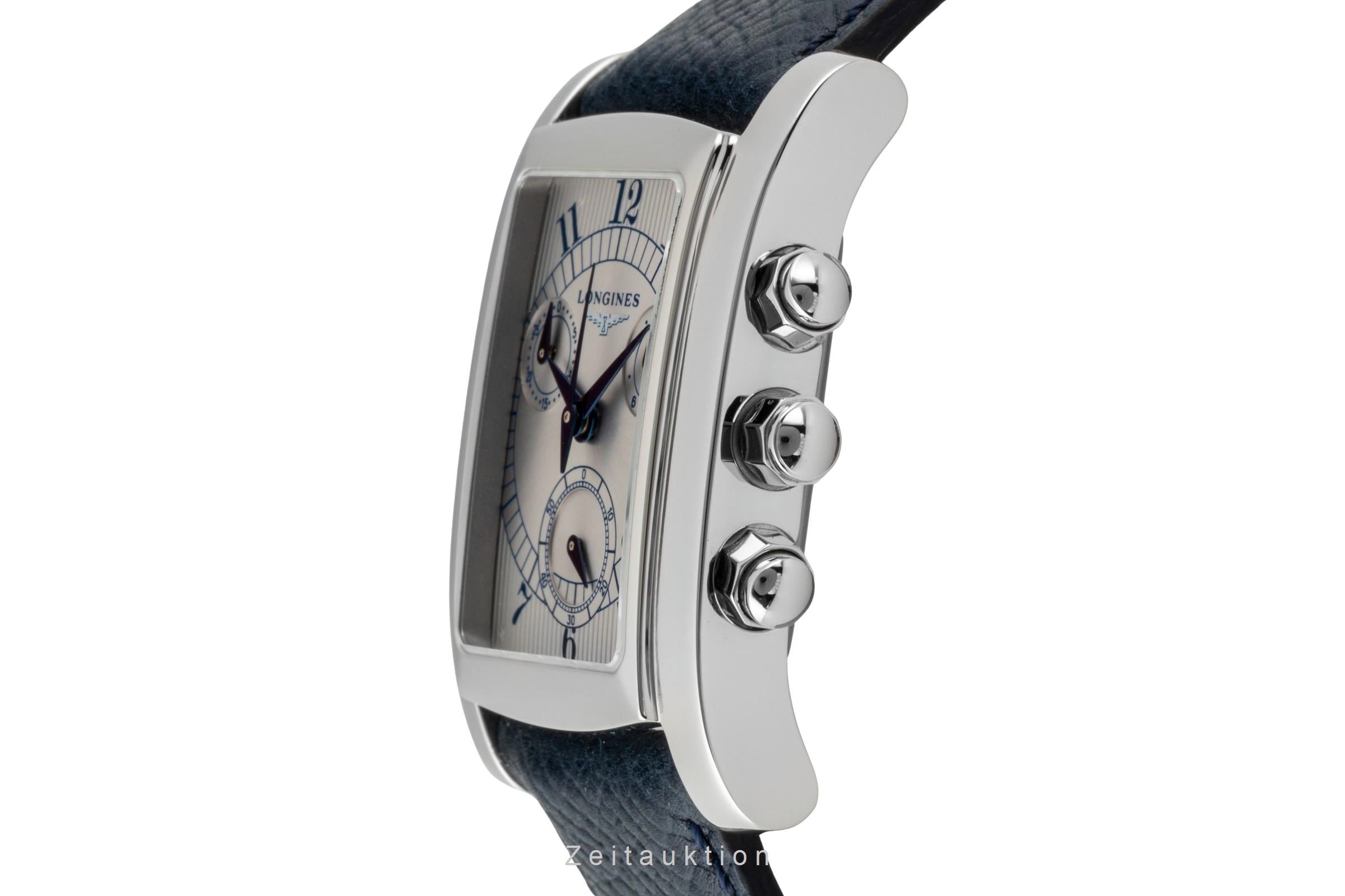 Longines Dolce Vita chronographe acier quartz montre pour hommes 5.656.4.73.2  [2507359]