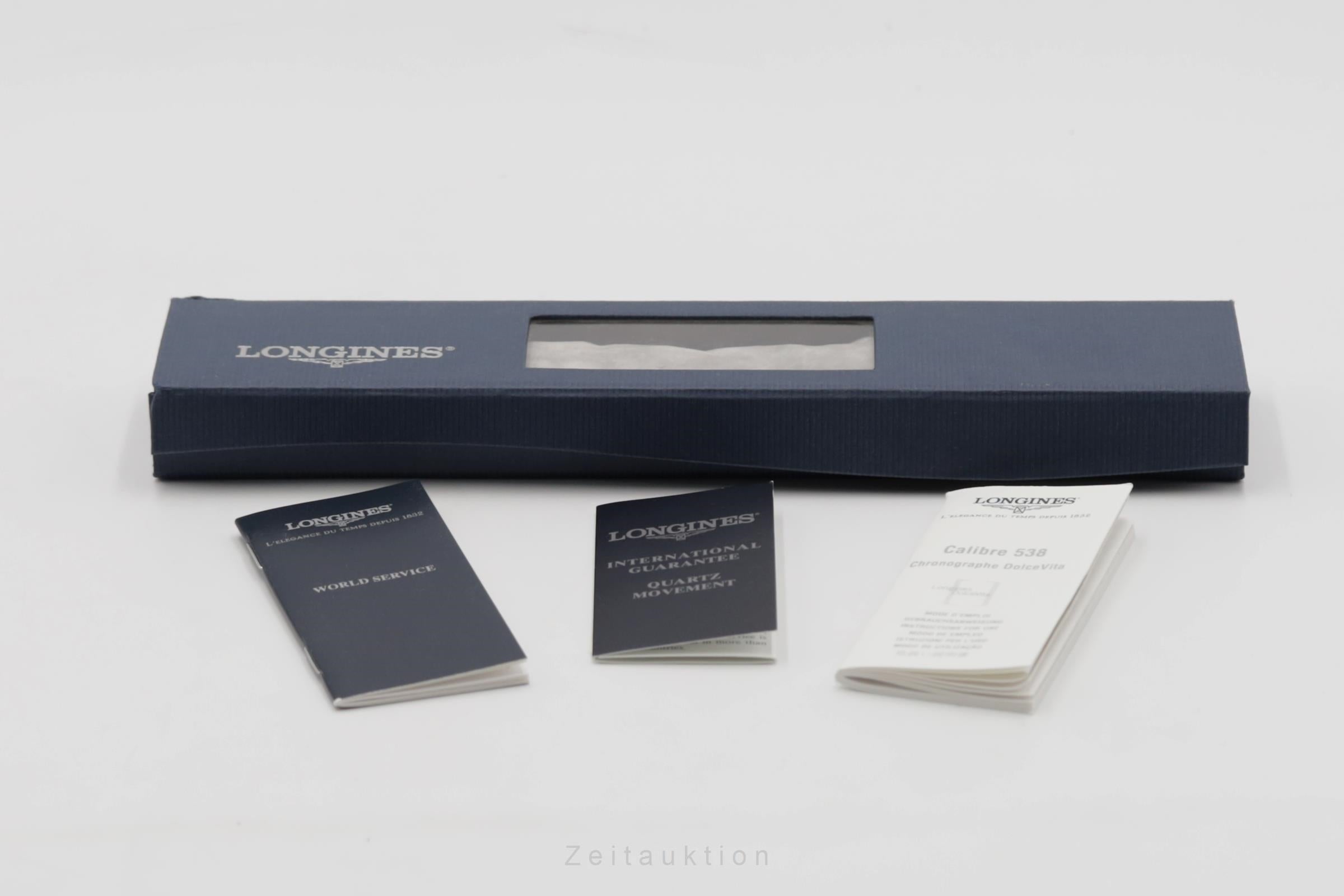 Longines Dolce Vita chronographe acier quartz montre pour hommes 5.656.4.73.2  [2507359]