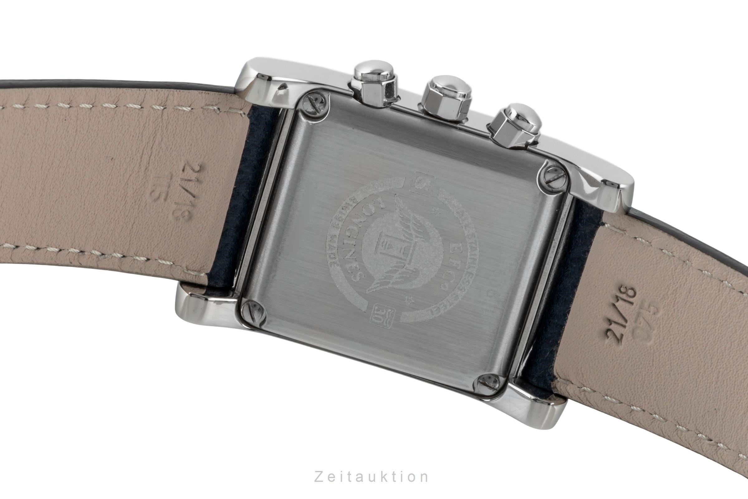 Longines Dolce Vita chronographe acier quartz montre pour hommes 5.656.4.73.2  [2507359]