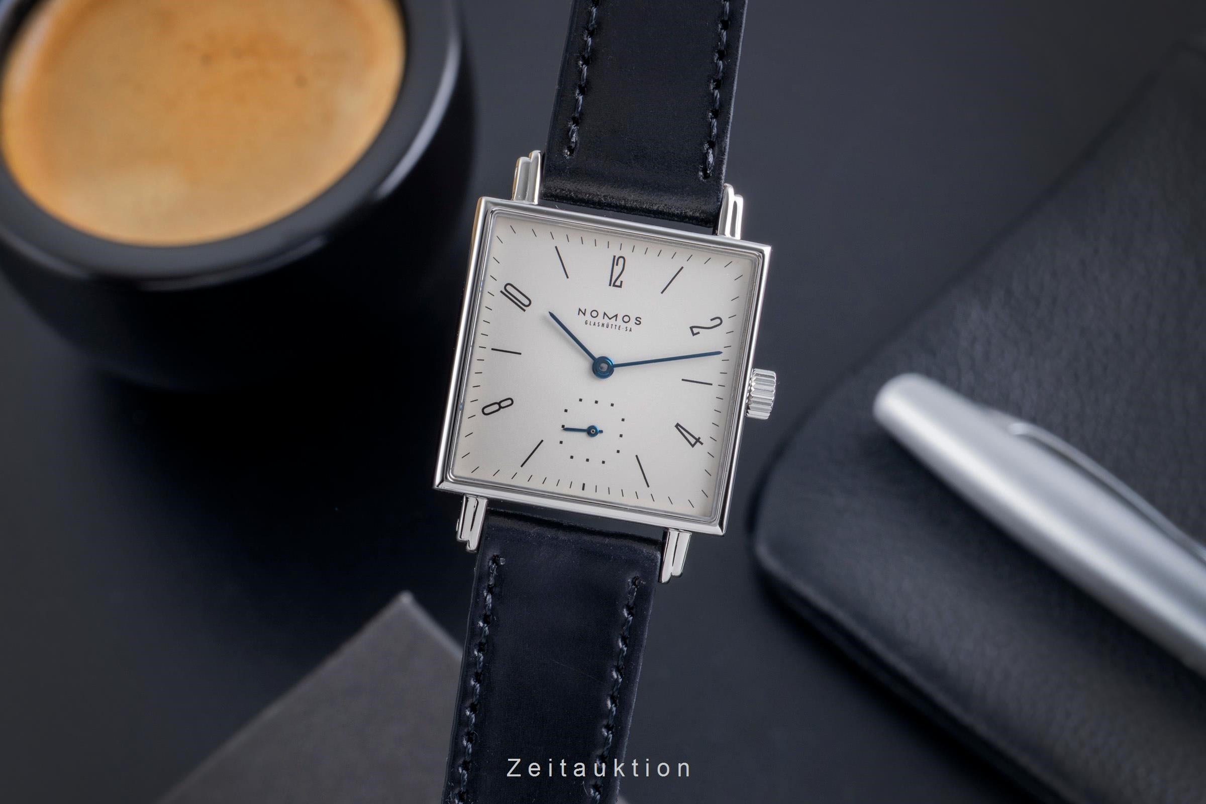 Nomos Tetra Expo Tetra Stahl Handaufzug Limited Edition B&P 2000 [2507361]