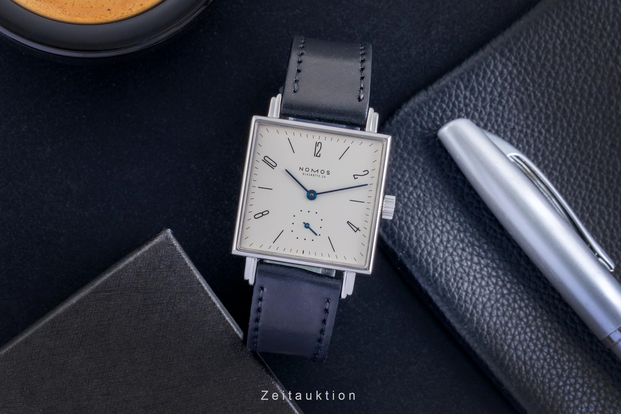 Nomos Tetra Expo Tetra Stahl Handaufzug Limited Edition B&P 2000 [2507361]