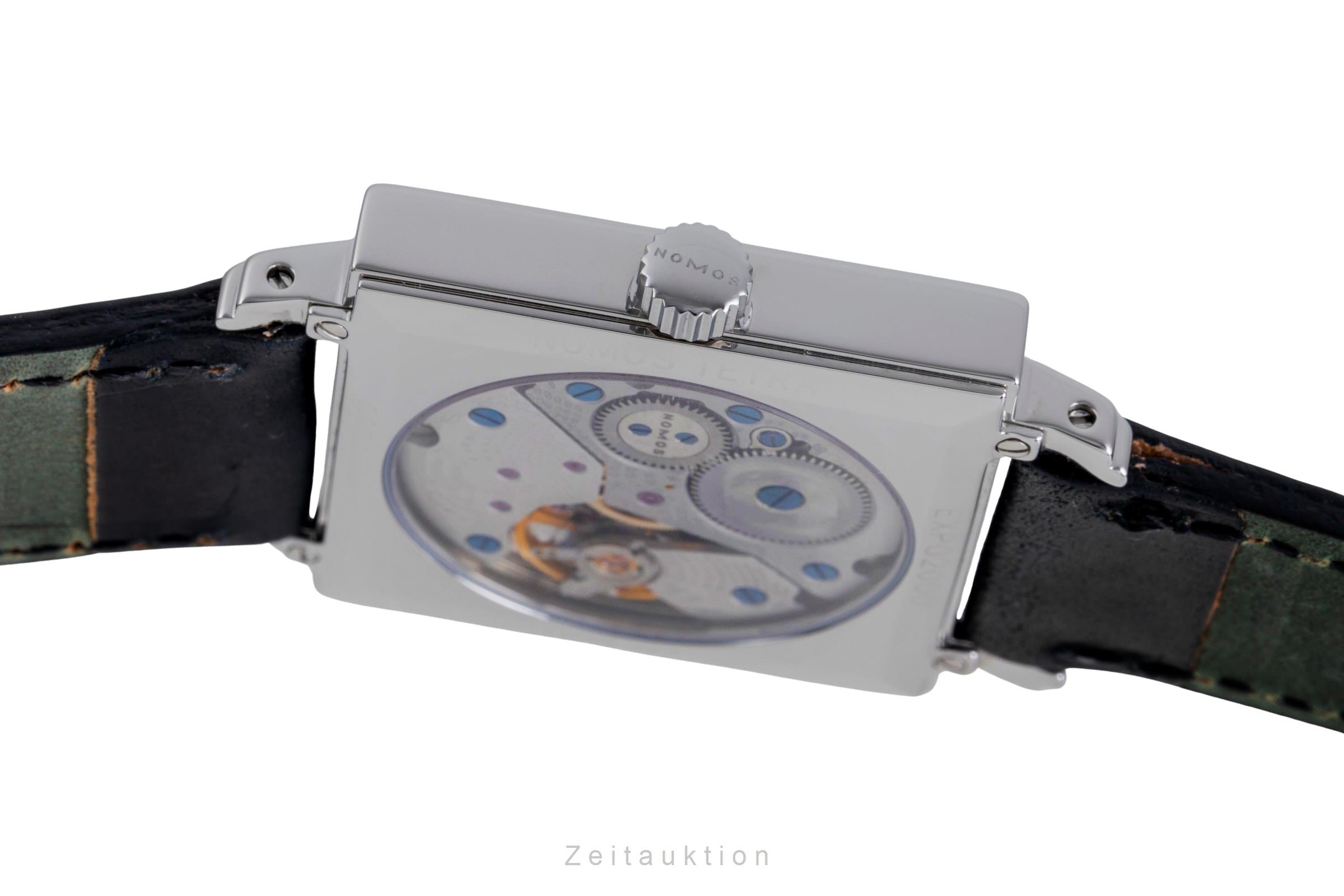 Nomos Tetra Expo Tetra Stahl Handaufzug Limited Edition B&P 2000 [2507361]