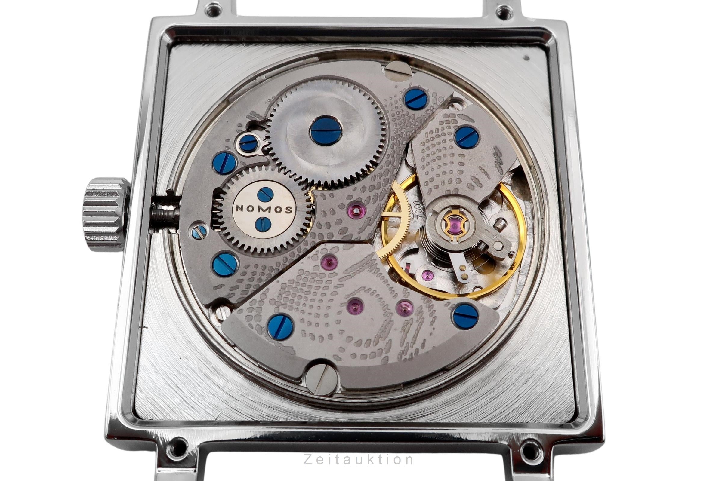 Nomos Tetra Expo Tetra Stahl Handaufzug Limited Edition B&P 2000 [2507361]