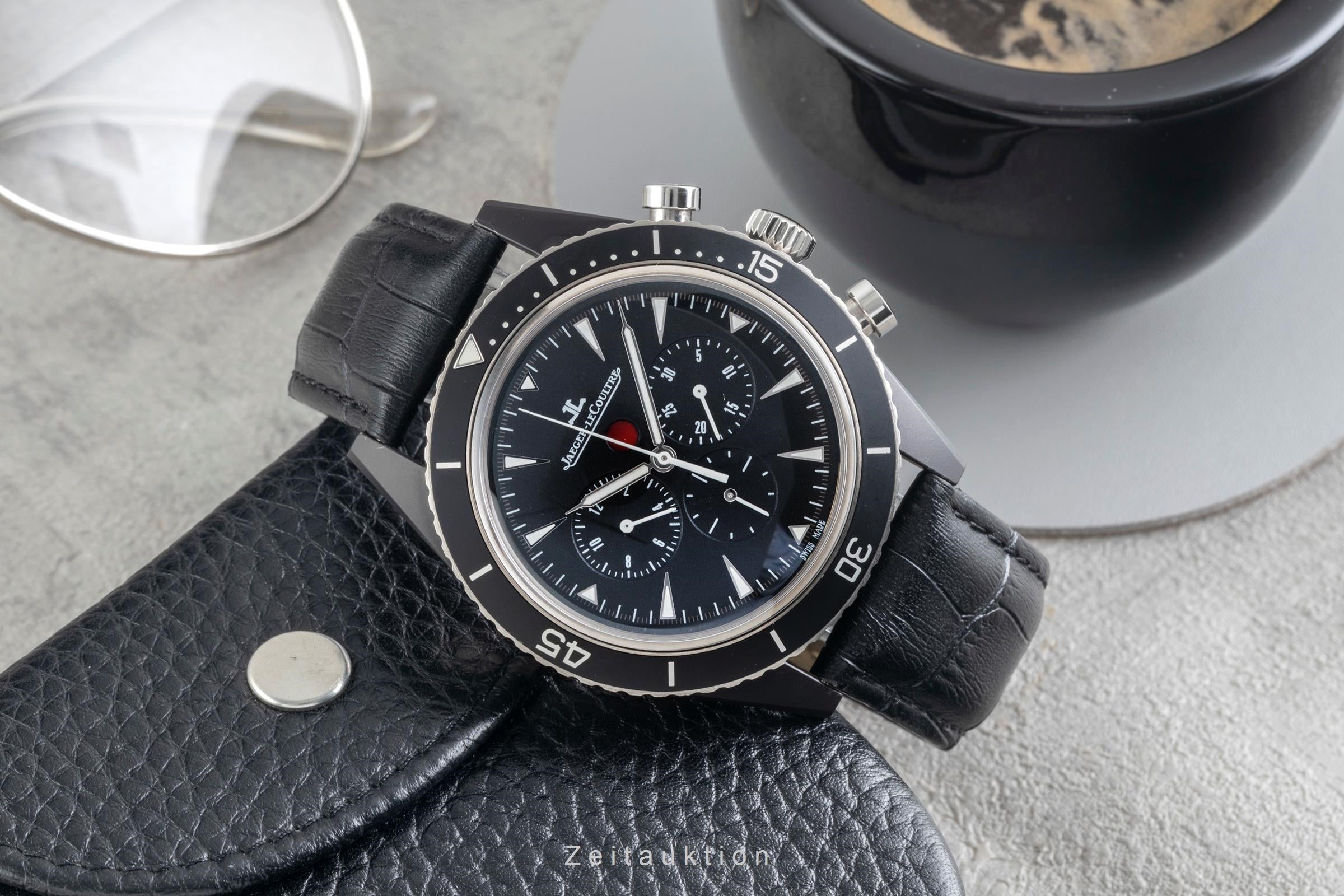 Jaeger LeCoultre Deep Sea chronograph titanium automatic Kal. 758