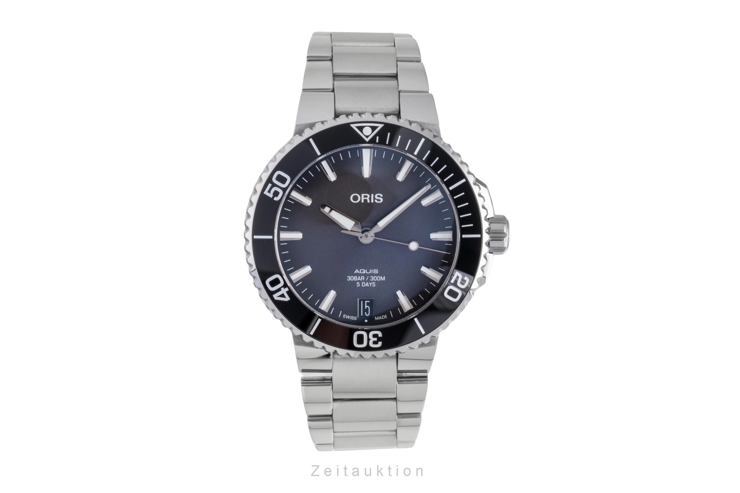 Oris Aquis Date steel automatic Kal. 400-2 Ref. 01 400 7769 4154
