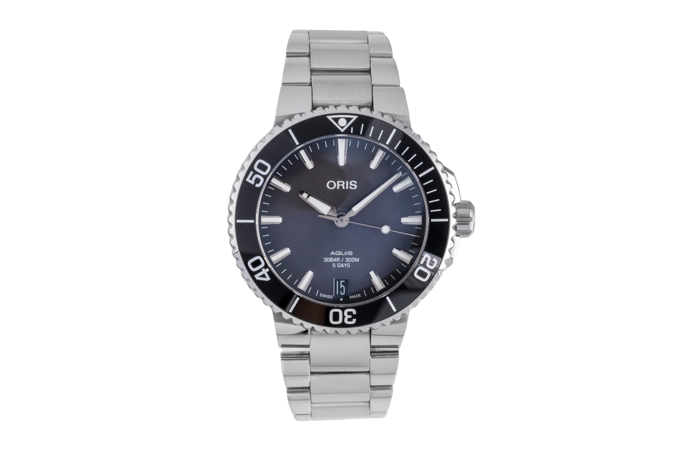 Oris Aquis Date steel automatic men's watch 01 400 7769 4154-07 8 22 09PEB  [2507363]