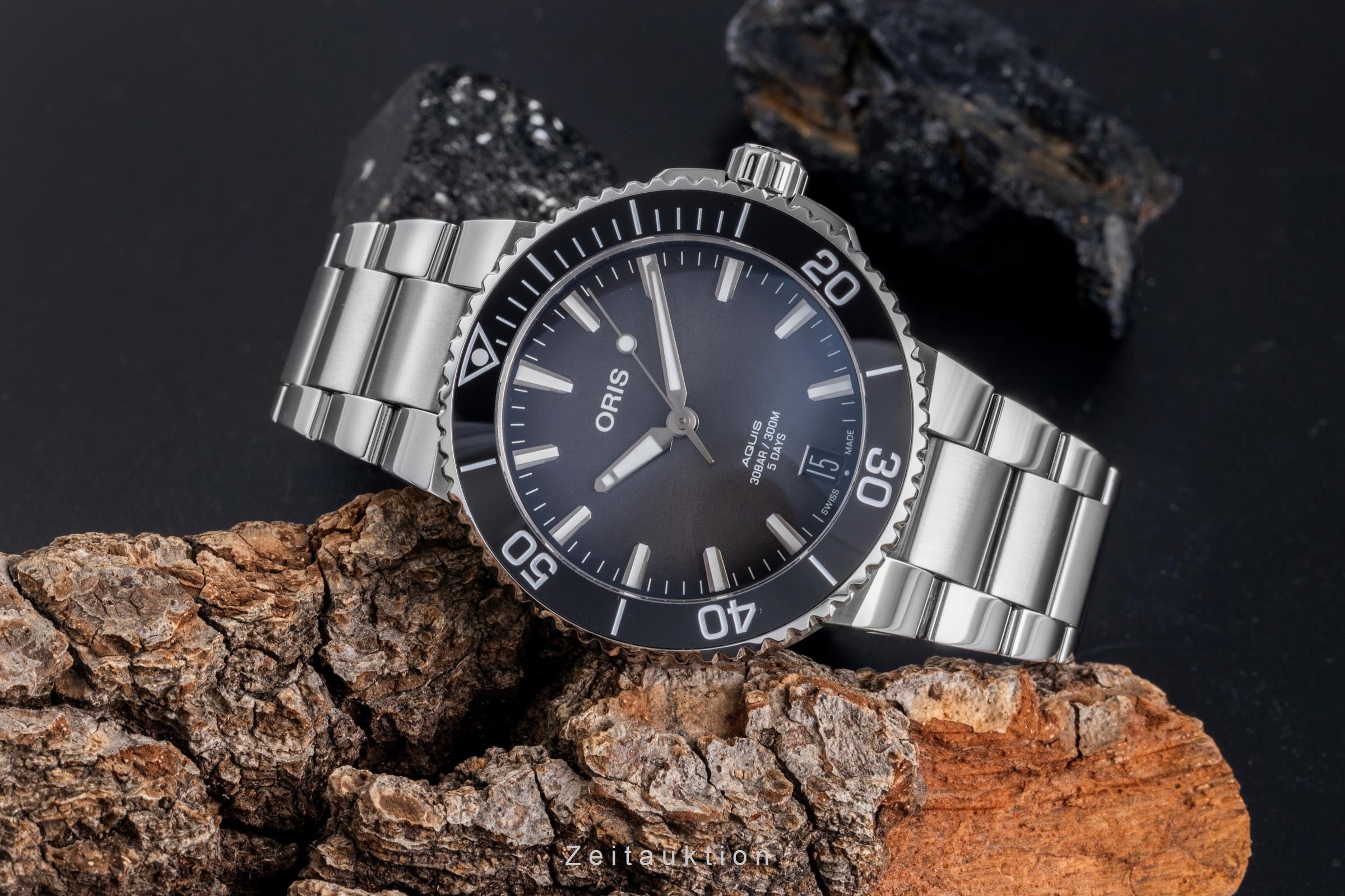 Oris Aquis Date steel automatic men's watch 01 400 7769 4154-07 8 22 09PEB  [2507363]