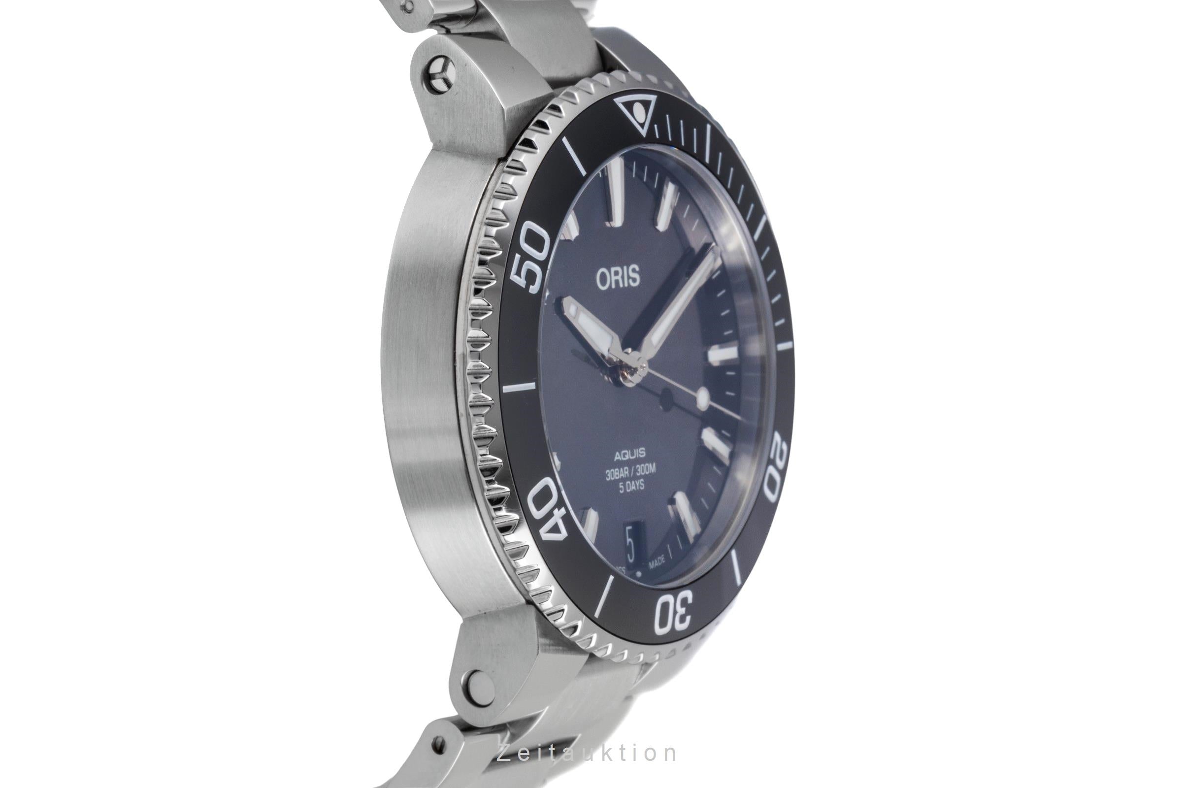 Oris Aquis Date steel automatic men's watch 01 400 7769 4154-07 8 22 09PEB  [2507363]