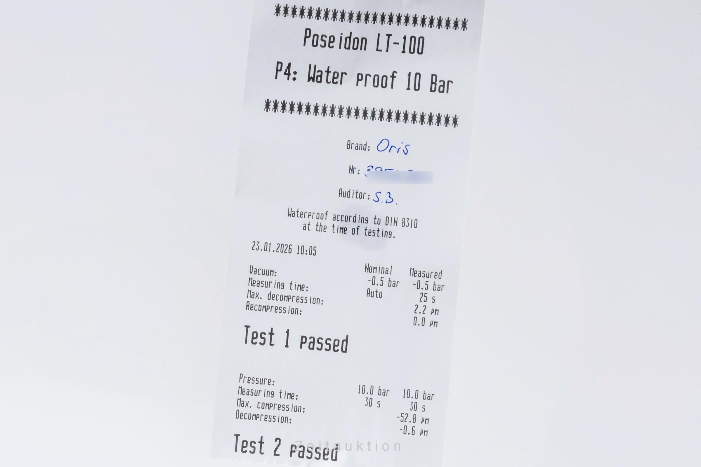 Oris Aquis Date steel automatic men's watch 01 400 7769 4154-07 8 22 09PEB  [2507363]