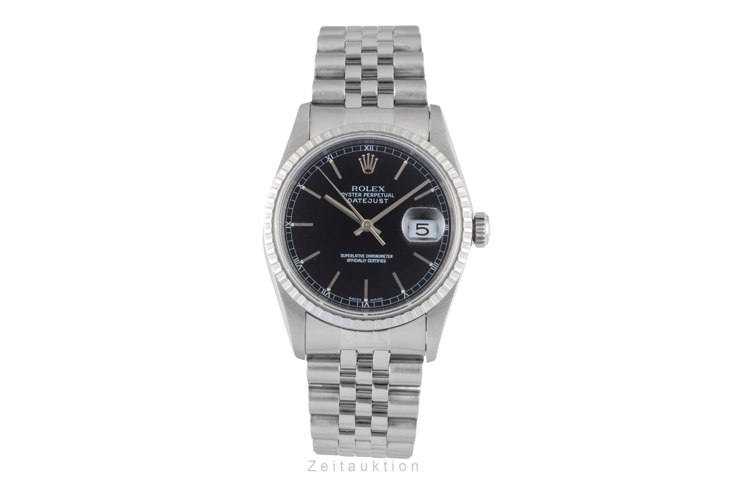 Rolex Datejust acier automatique montre pour hommes 16220  [2507364]