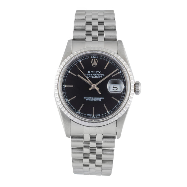 Rolex Datejust acier automatique montre pour hommes 16220  [2507364]