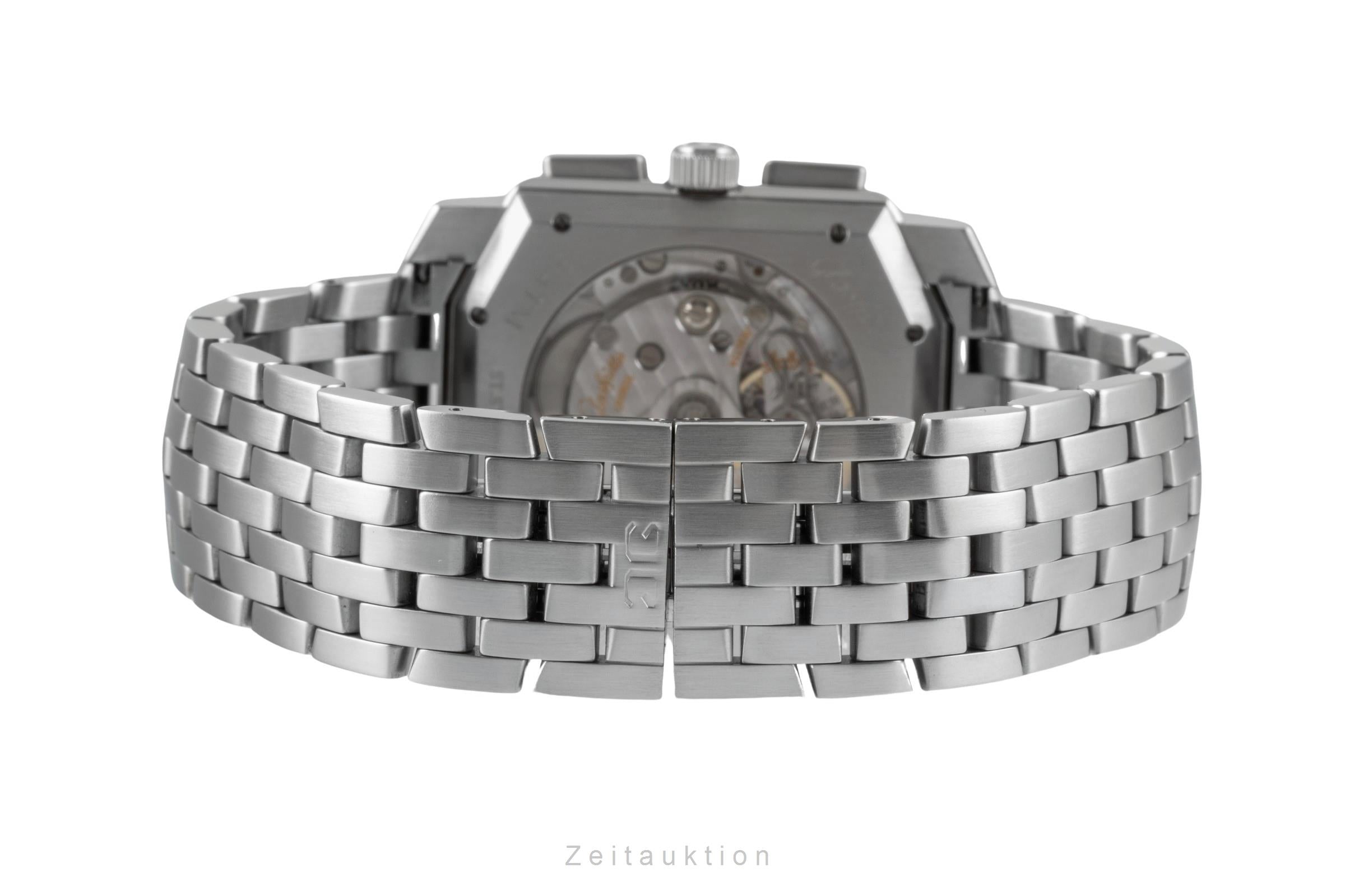 Glashütte Original Senator Karreè Edelstahl Chronograph Ref. 39-32-17-04-04 B&P [2507367]