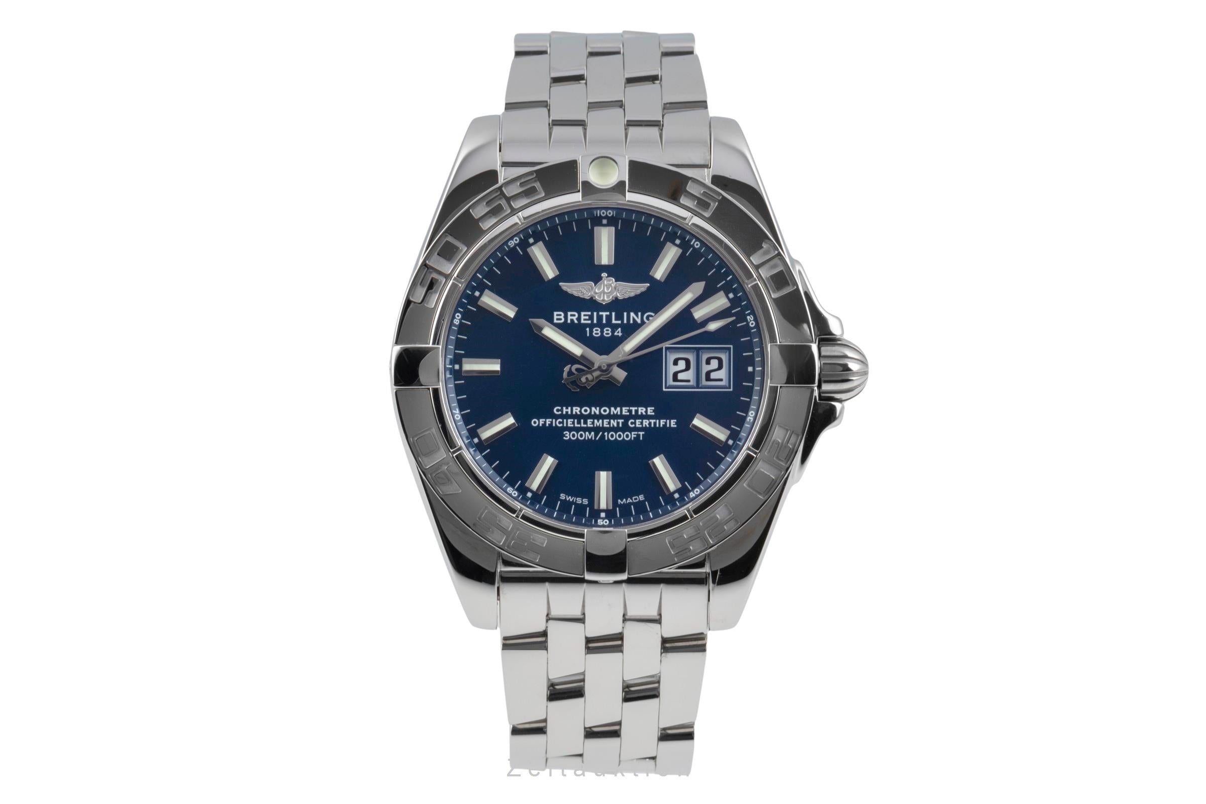 Breitling Galactic steel automatic men's watch A49350L2/C929  [2507375]