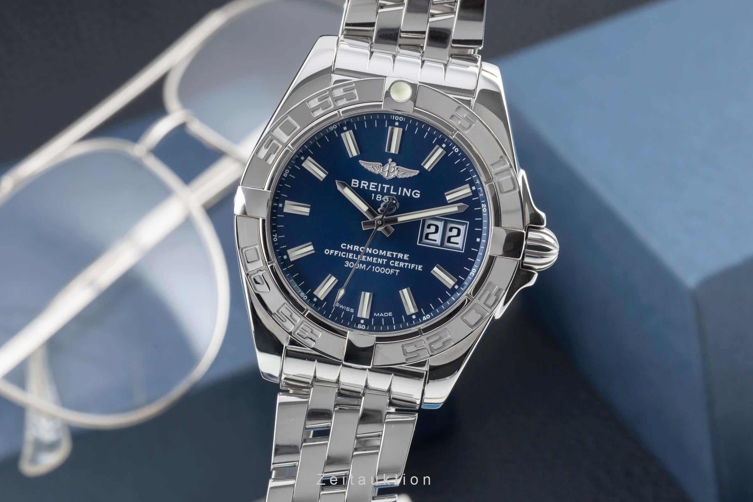 Breitling Galactic steel automatic Kal. B49 Ref. A49350L2/C929