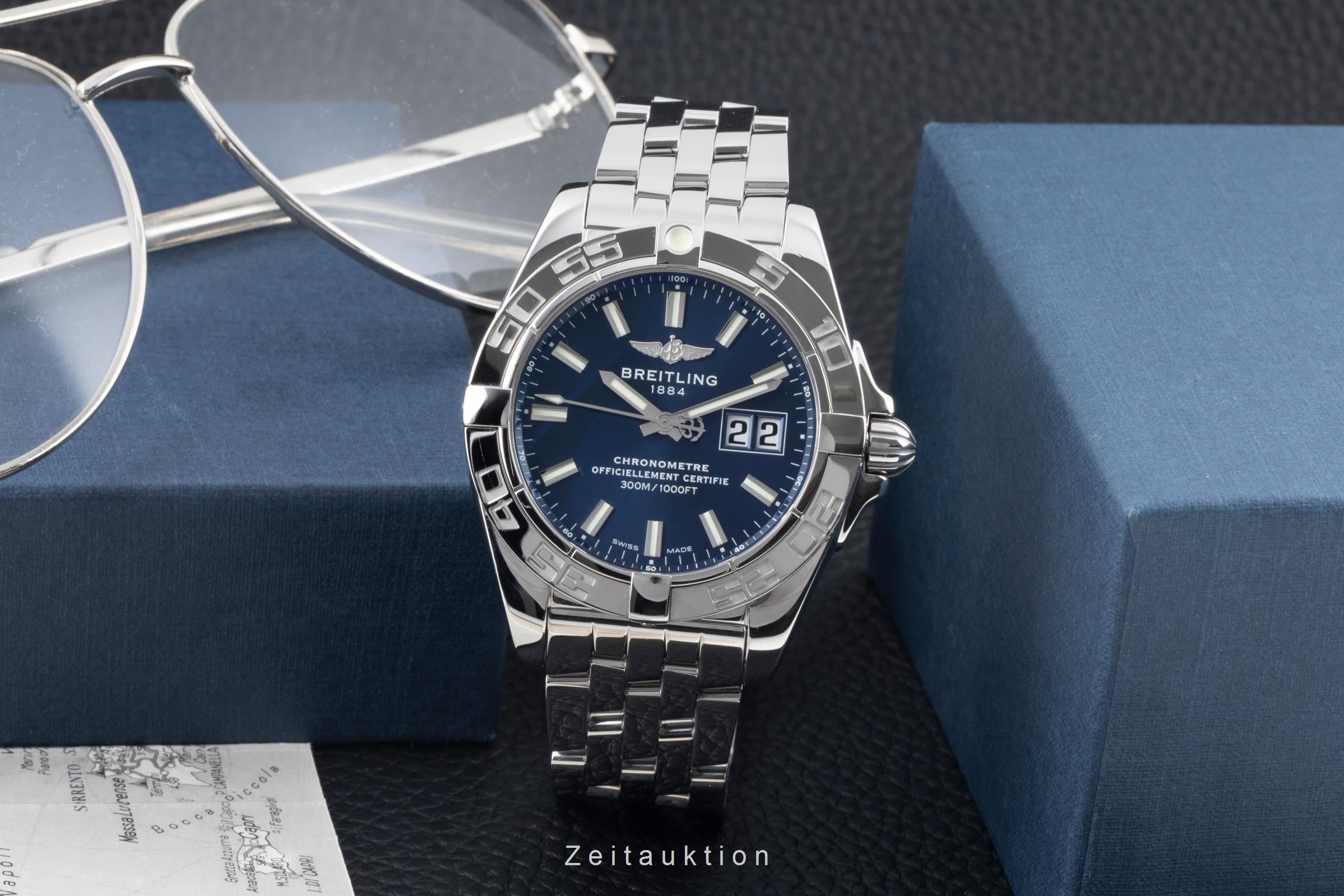 Breitling Galactic steel automatic men's watch A49350L2/C929  [2507375]