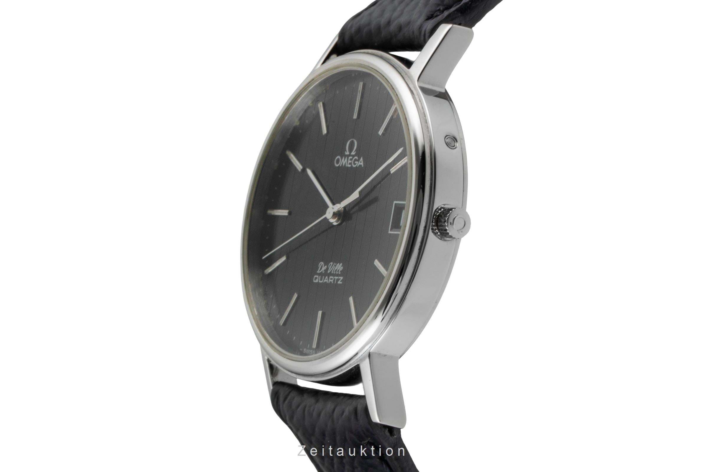 Omega De Ville Stahl Quarz Damenuhr Ref. 192.0057 Vintage Klassiker  [2507376]