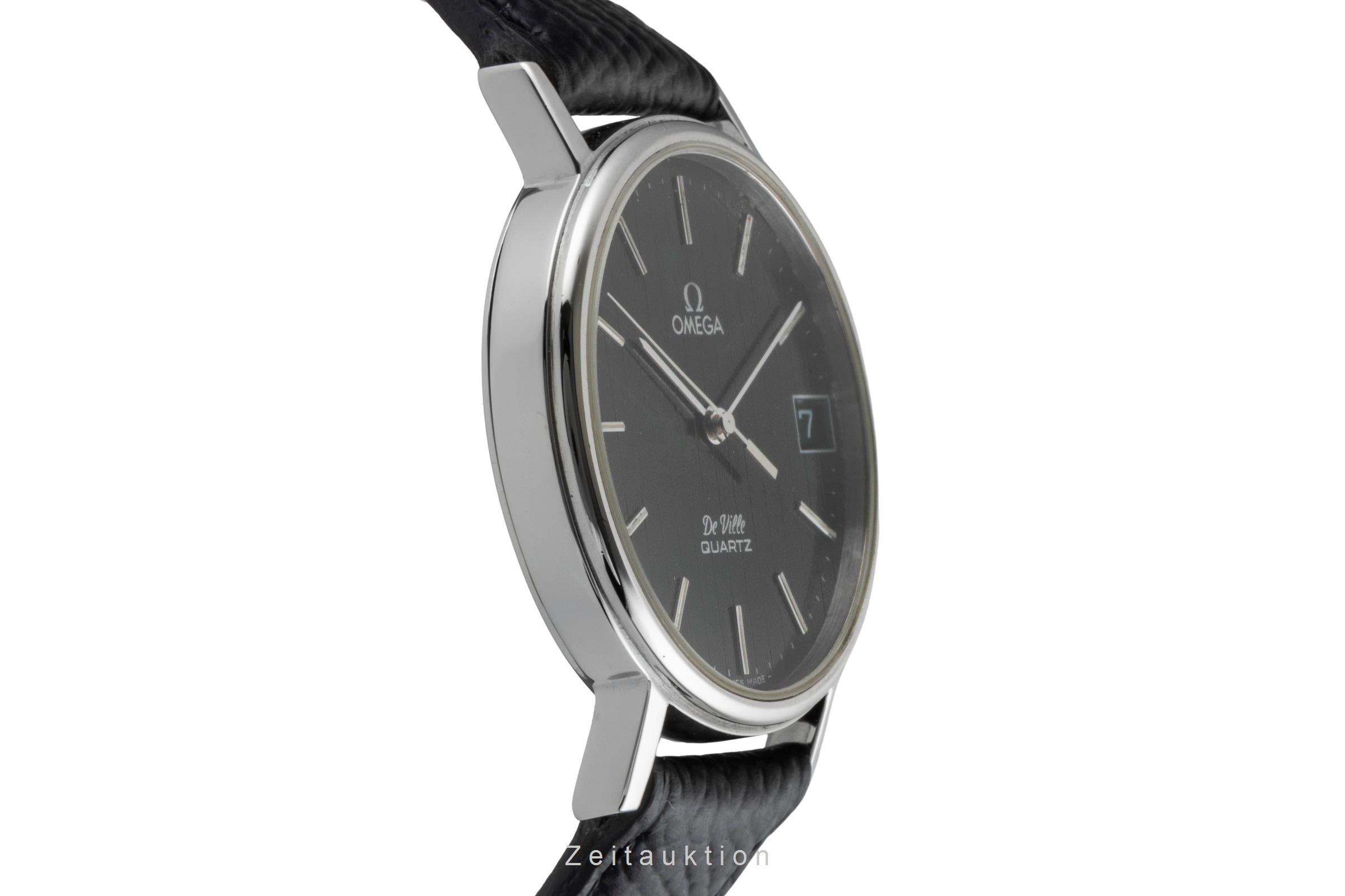 Omega De Ville Stahl Quarz Damenuhr Ref. 192.0057 Vintage Klassiker  [2507376]