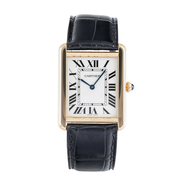 Cartier Tank steel / gold quartz men's watch W1018855  [2507378]