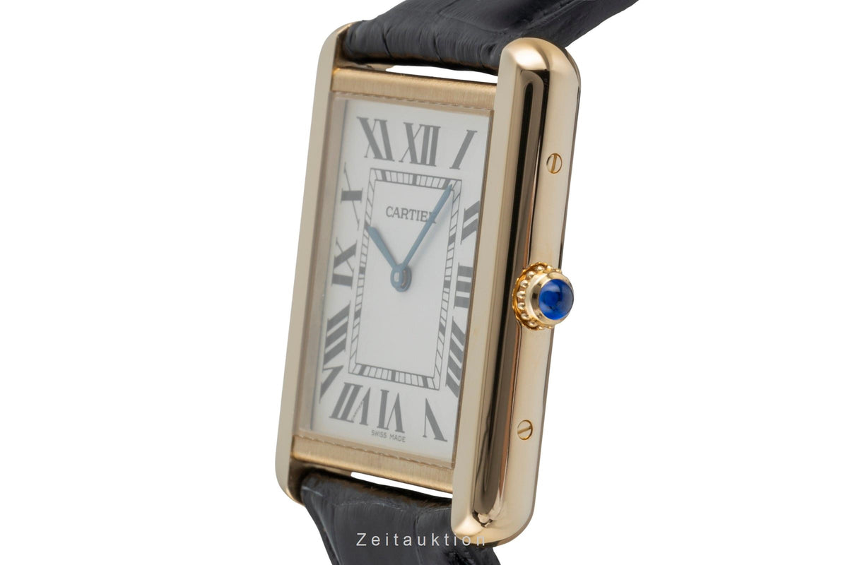 Cartier Tank steel / gold quartz men's watch W1018855  [2507378]