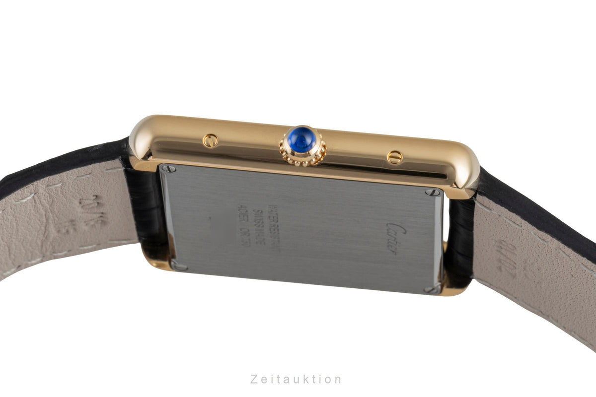Cartier Tank steel / gold quartz men's watch W1018855  [2507378]