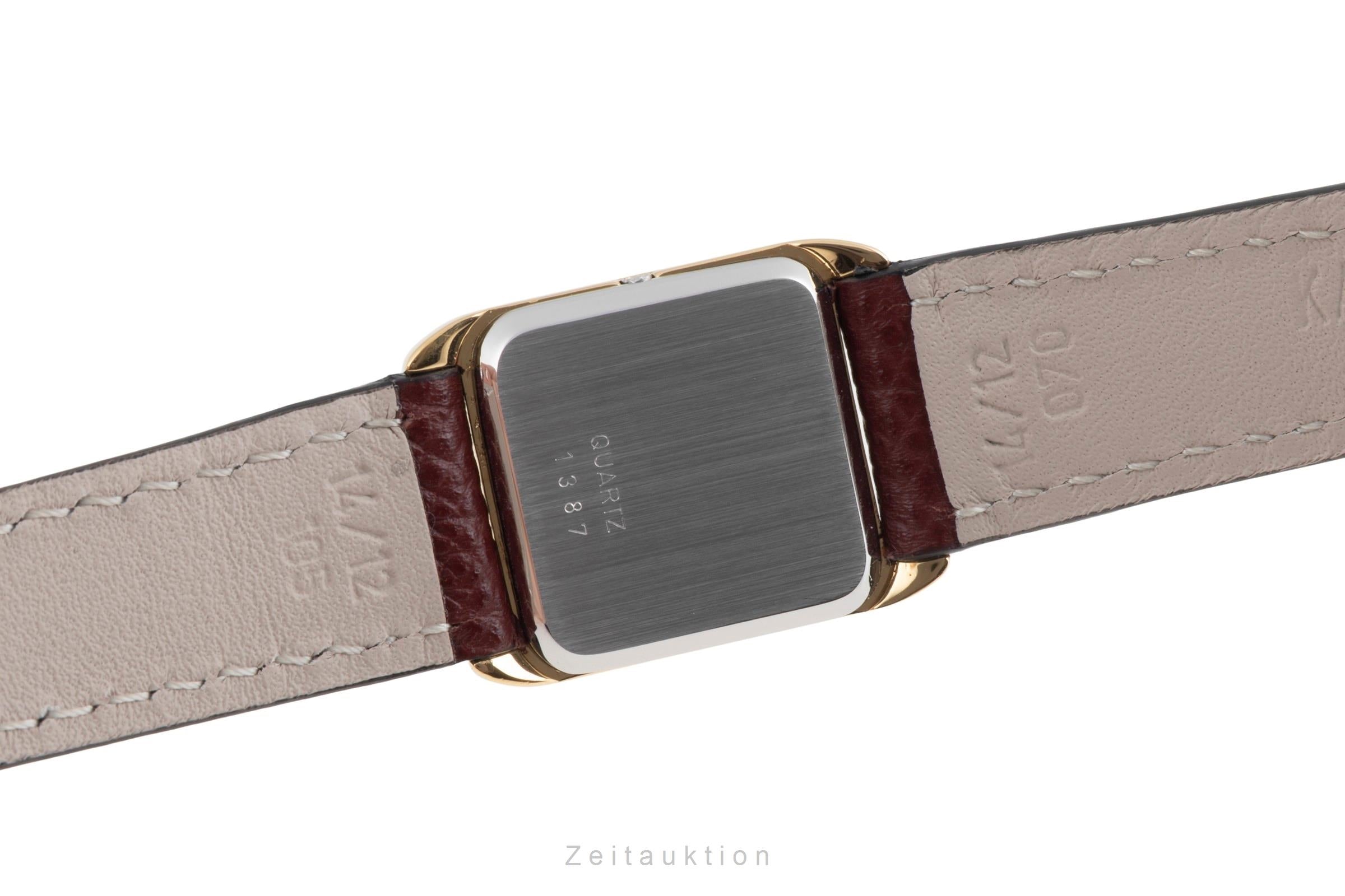 Omega De Ville latón bañado en oro cuarzo reloj para damas  591.0153.1 Vintage  [2507380]