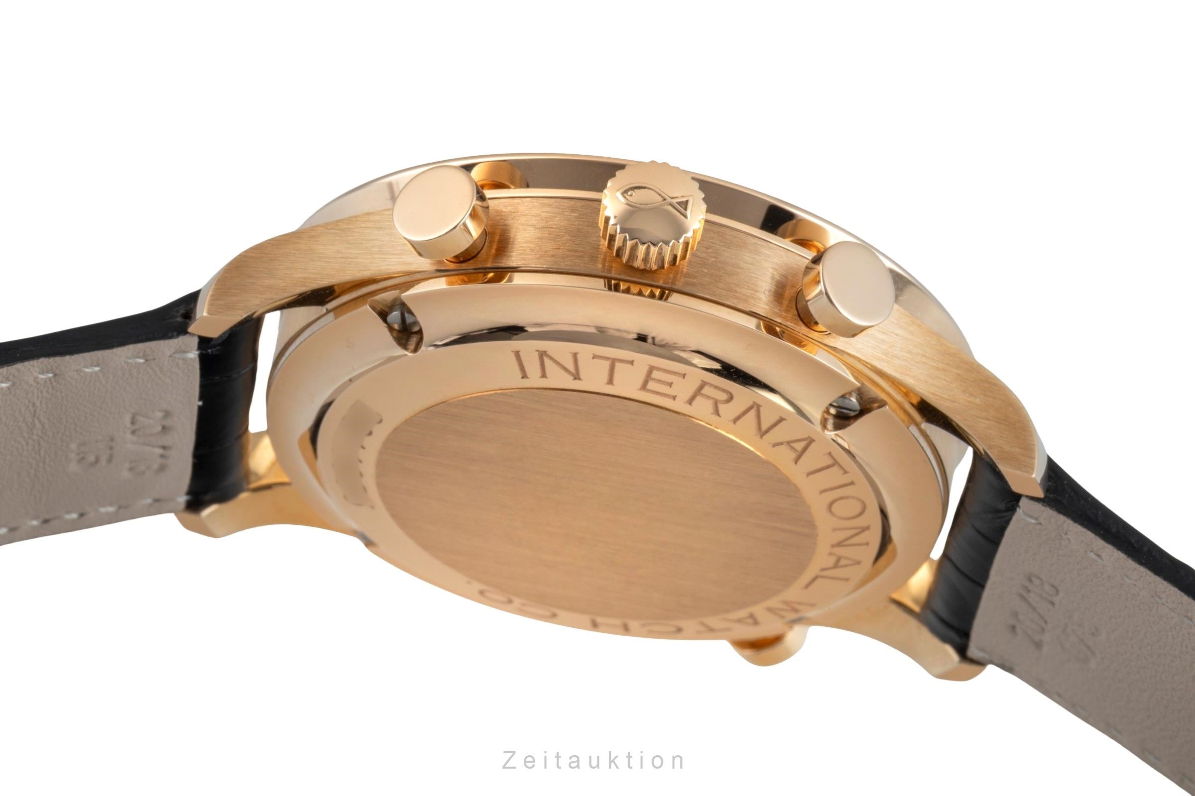 IWC Portugieser chronographe or rouge 18 ct à remontage manuel montre pour hommes IW371210  [2507387]