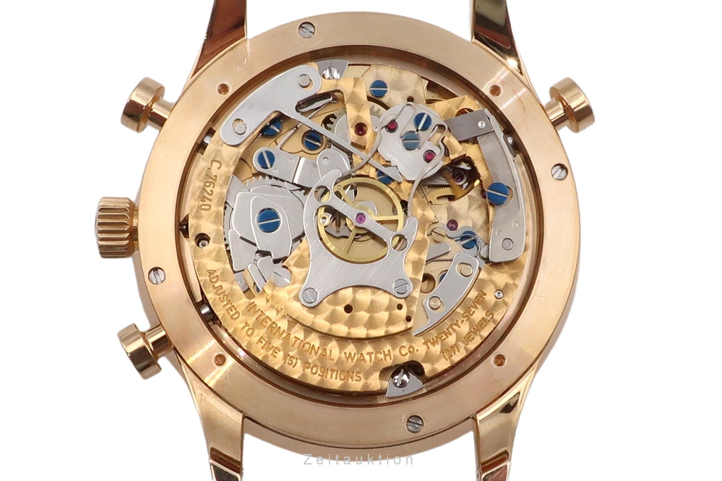 IWC Portugieser chronographe or rouge 18 ct à remontage manuel montre pour hommes IW371210  [2507387]